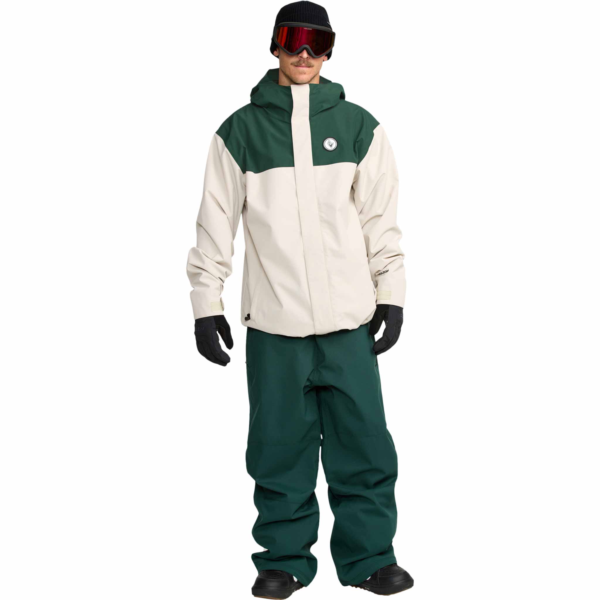 Volcom Buckthreeeighty Jacket Stone 2026 Mens Snowboard Coat