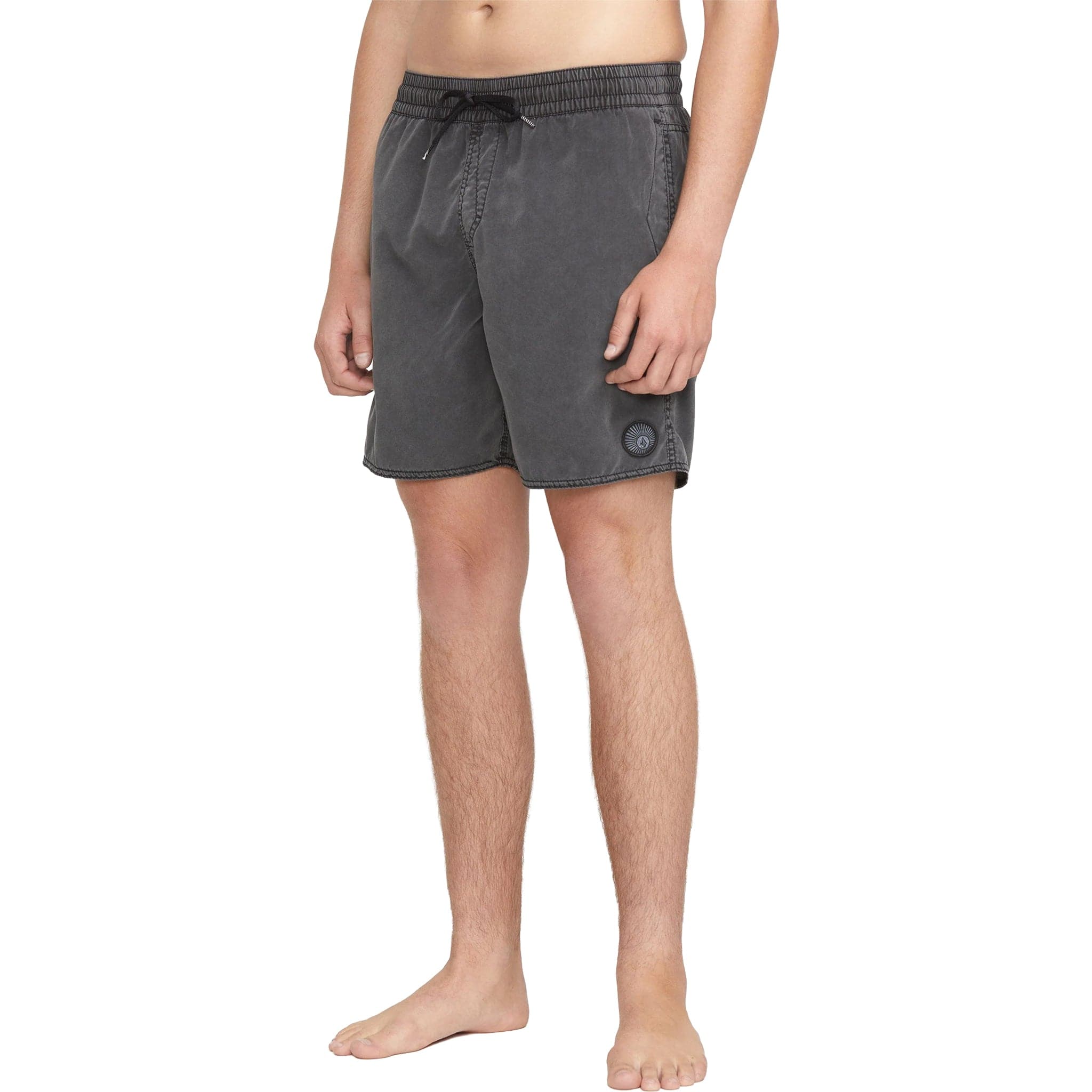 Volcom Center Elastic Waist 17" Trunk Black Shorts