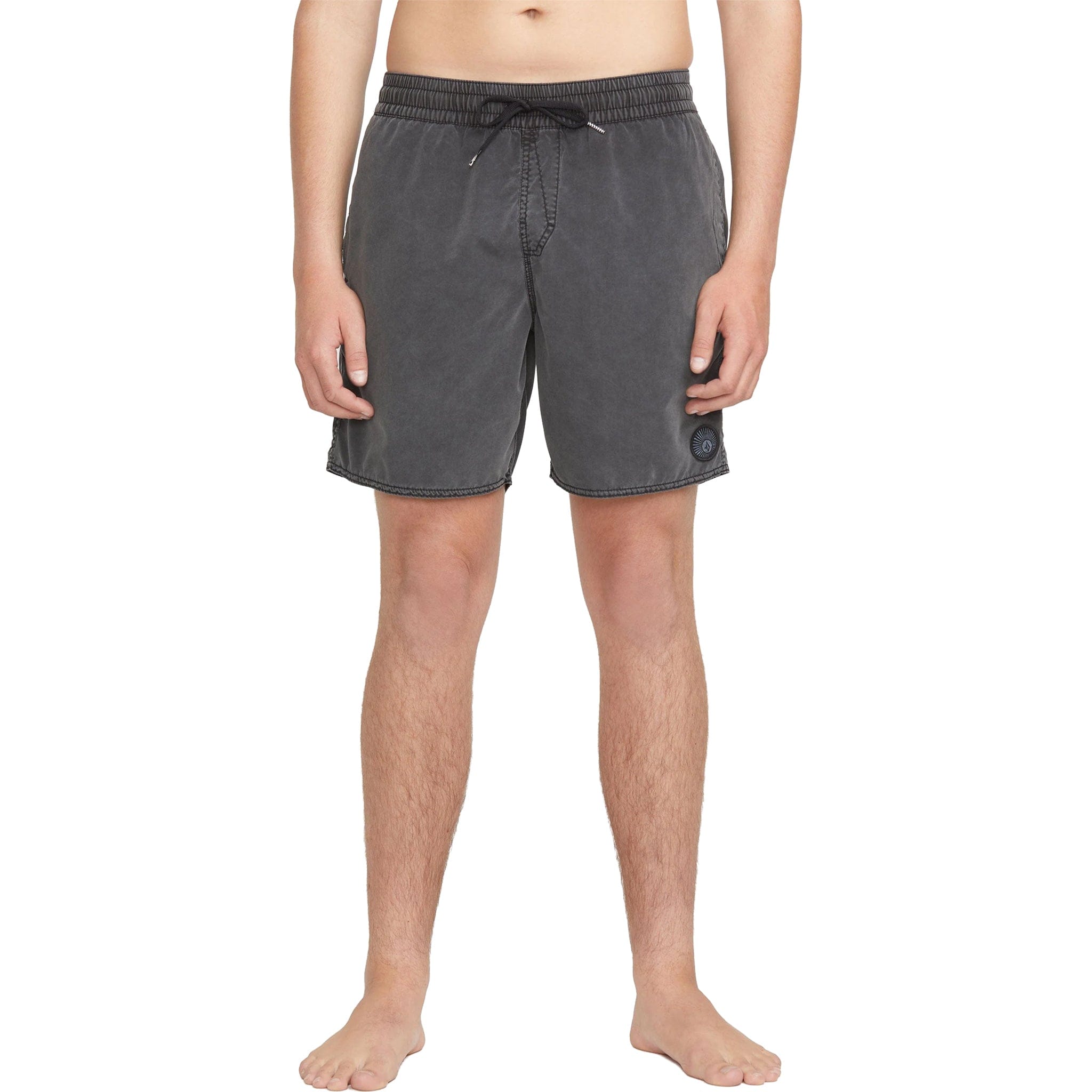 Volcom Center Elastic Waist 17" Trunk Black Shorts