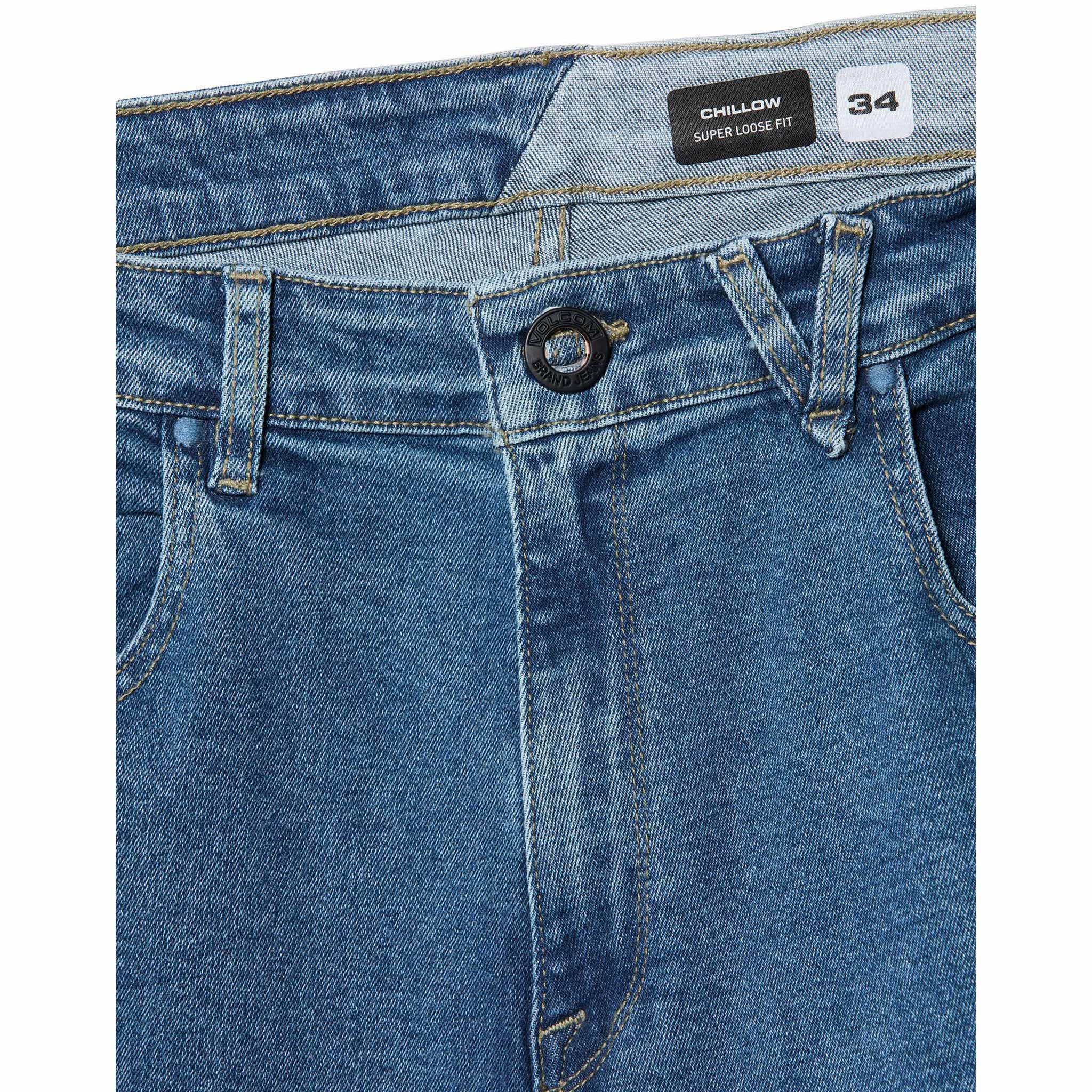 Volcom Chillow Denim VS Deep River Blues Pants