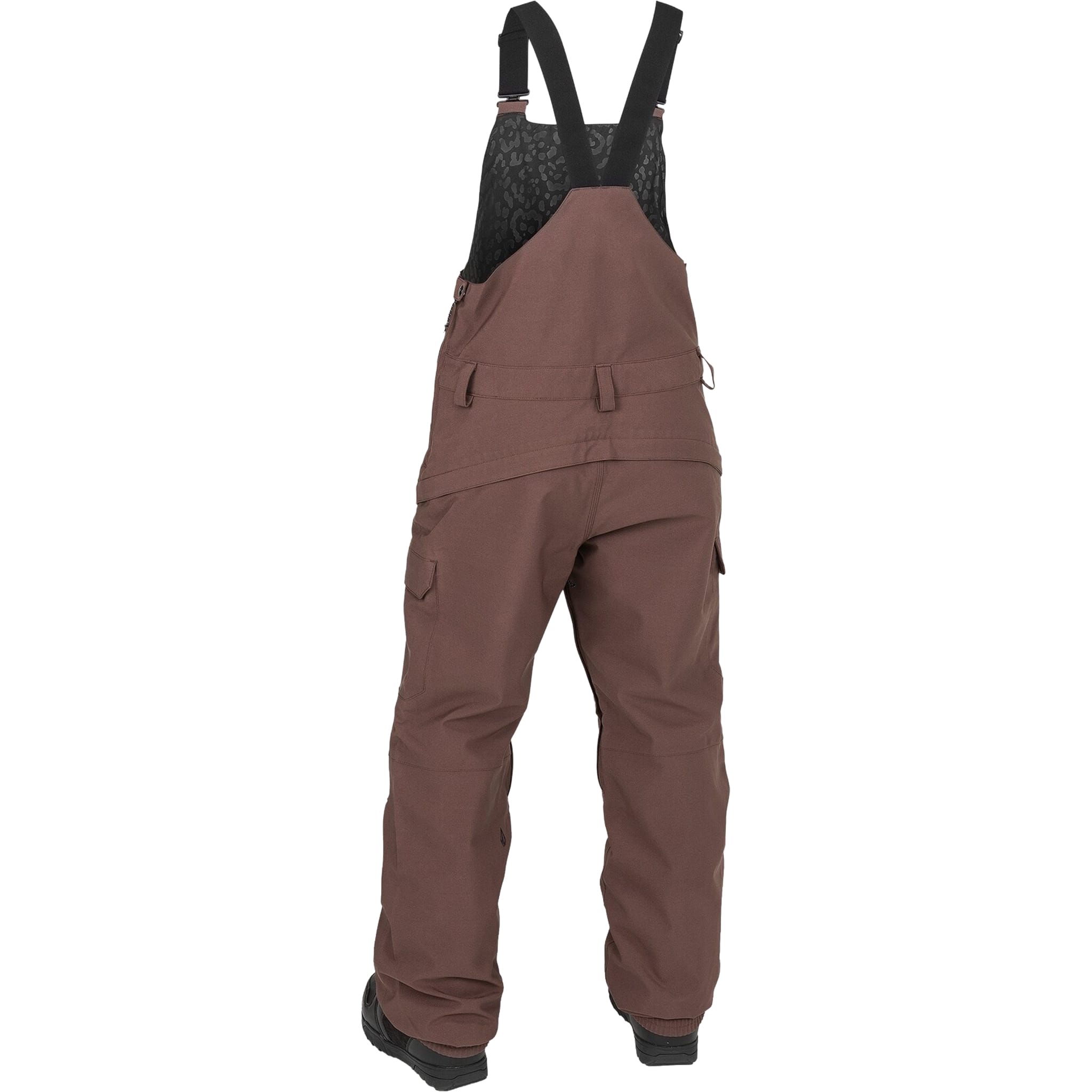 Volcom Creston 3D Stretch Bib Overall Mahogany 2025 Womens Snowboard Pants