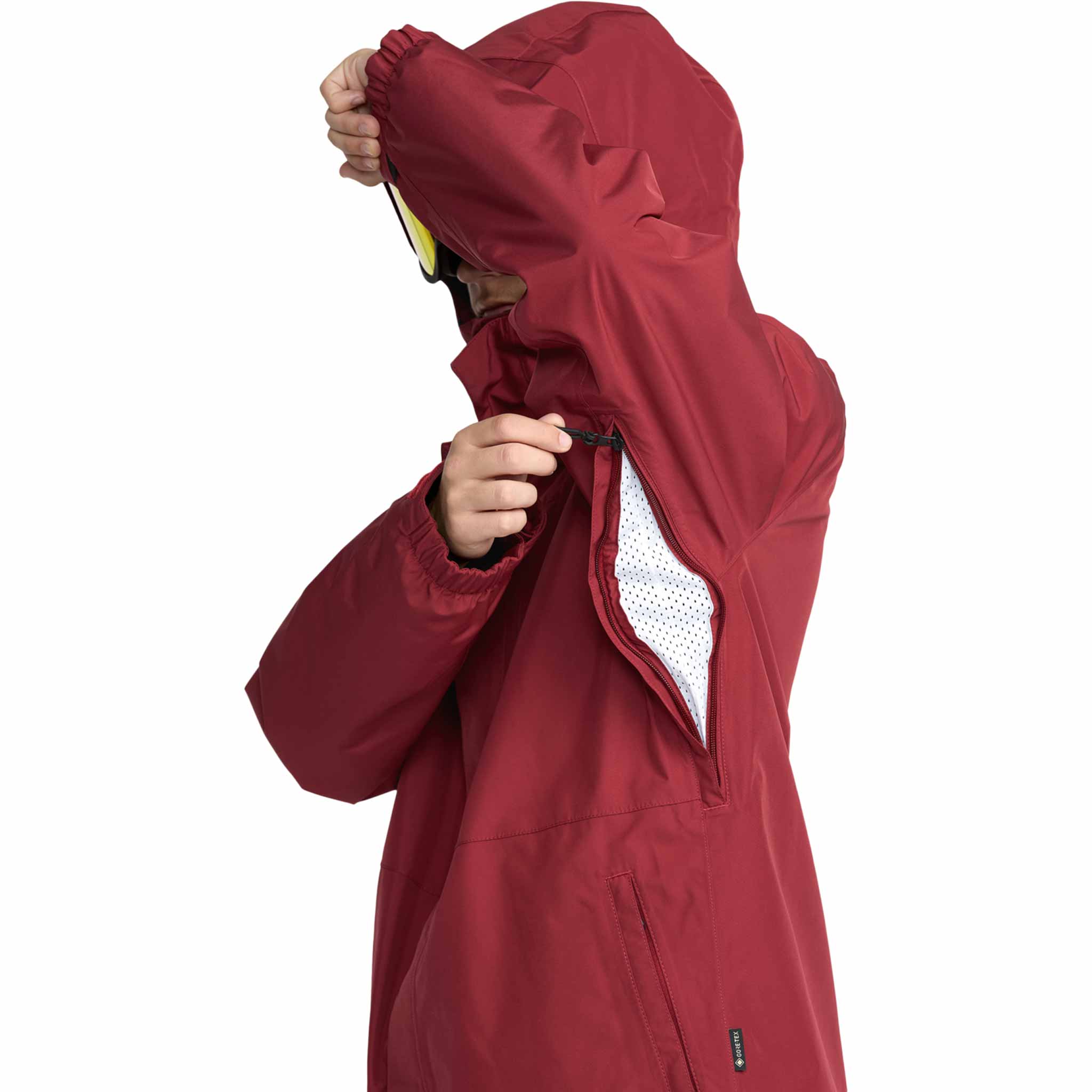 Volcom Dua Insulated Gore-Tex Jacket Burnt Red 2026 Mens Snowboard Coat
