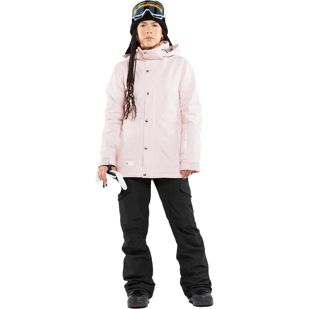 Volcom Ell Insulated Gore Tex Womens Jacket Calcite 2024 Womens Snowboard Jacket