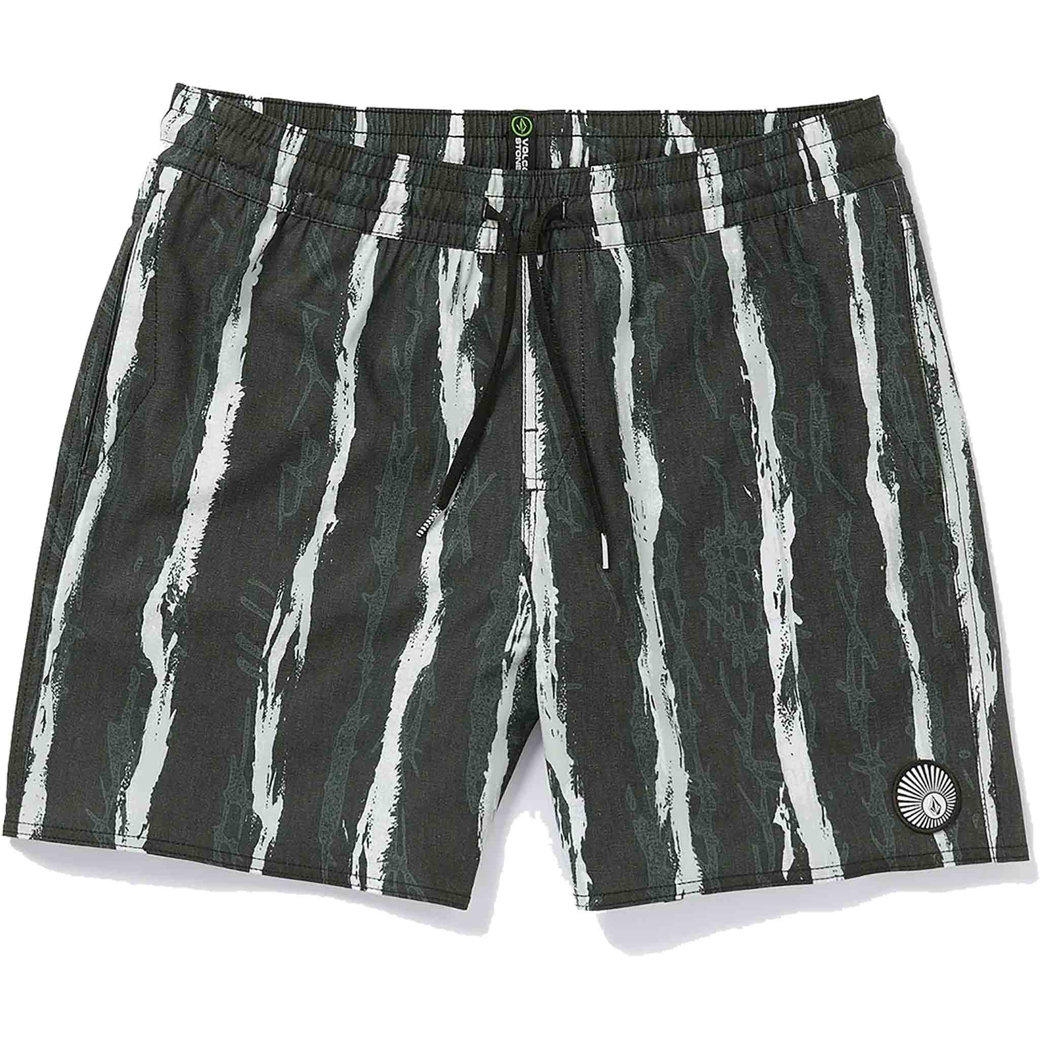 Volcom Entertainment Hockey Dad Trunk 17" Black Shorts