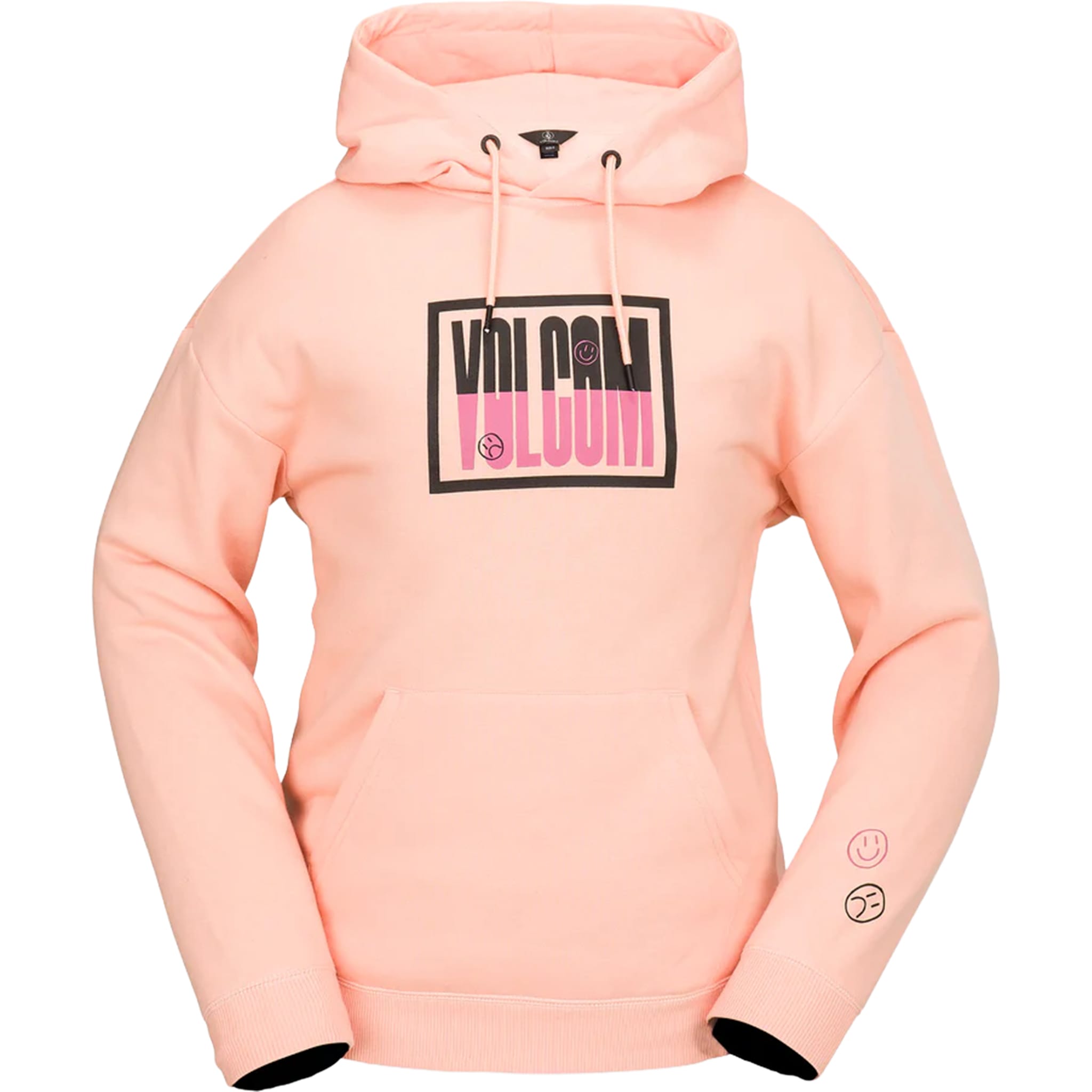 Volcom Essential Hoodie Coral Haze Womens Thermal