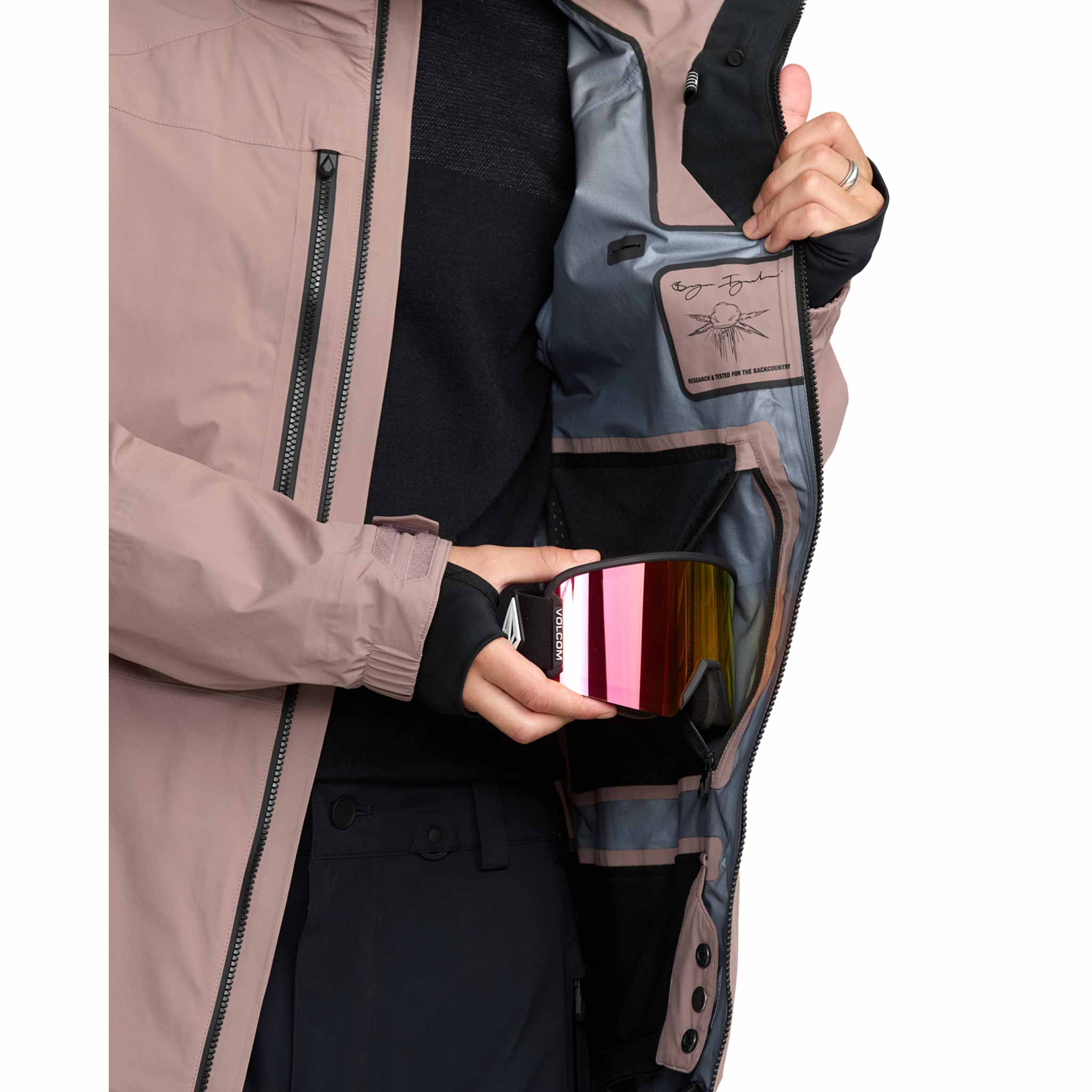 Volcom Guch Stretch Gore Jacket Mauve 2026 Mens Snowboard Coat