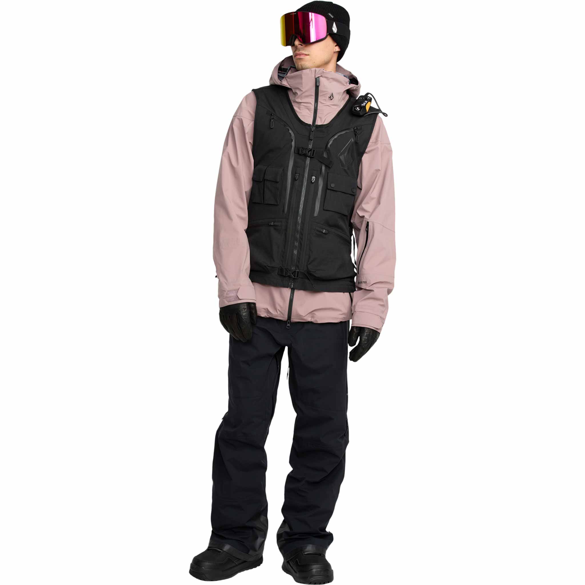 Volcom Iguchi Slack Vest Black 2026 Mens Snowboard Coat