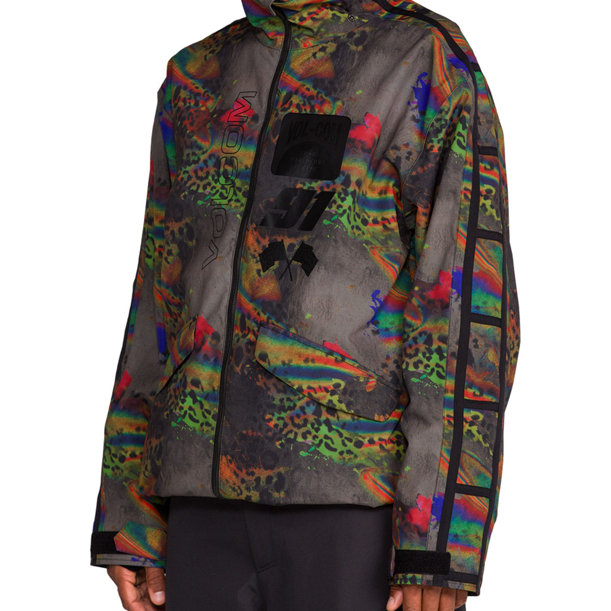 Volcom Kleveland Jacket Cheetah 2027 Mens Snowboard Jackets