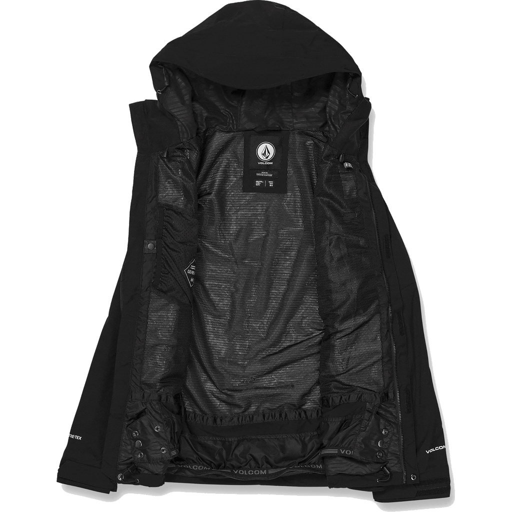 Volcom L INS Gore-Tex Jacket Black 2024 Mens Snowboard Coat