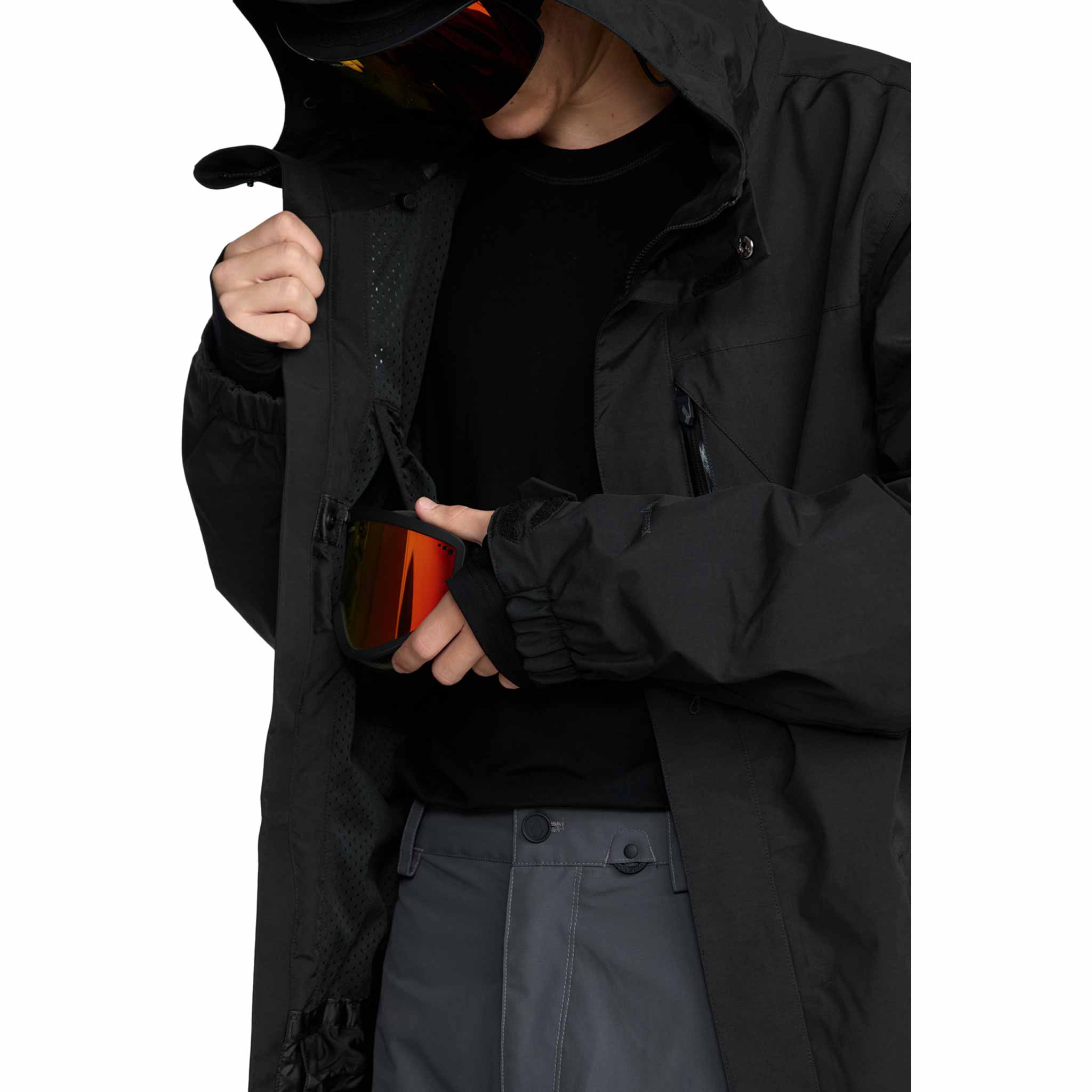 Volcom L Insulated Gore-Tex Jacket Black 2026 Mens Snowboard Coat