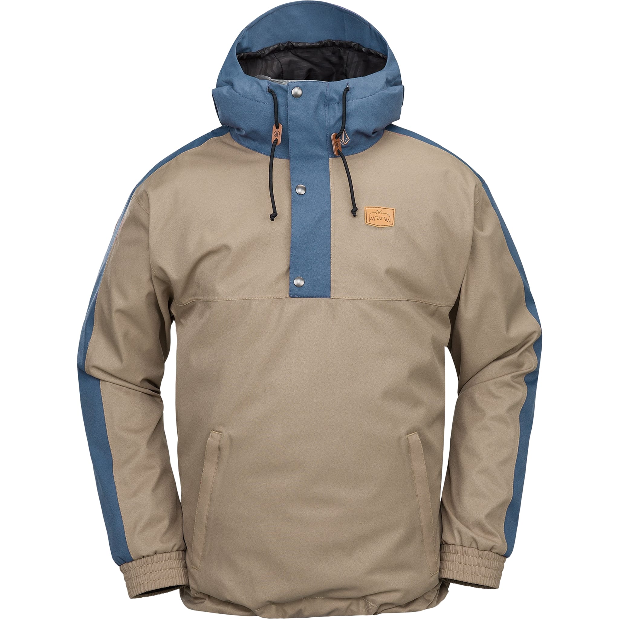 Volcom Longo 20K Pullover Chestnut Brown 2025 Mens Snowboard Jackets
