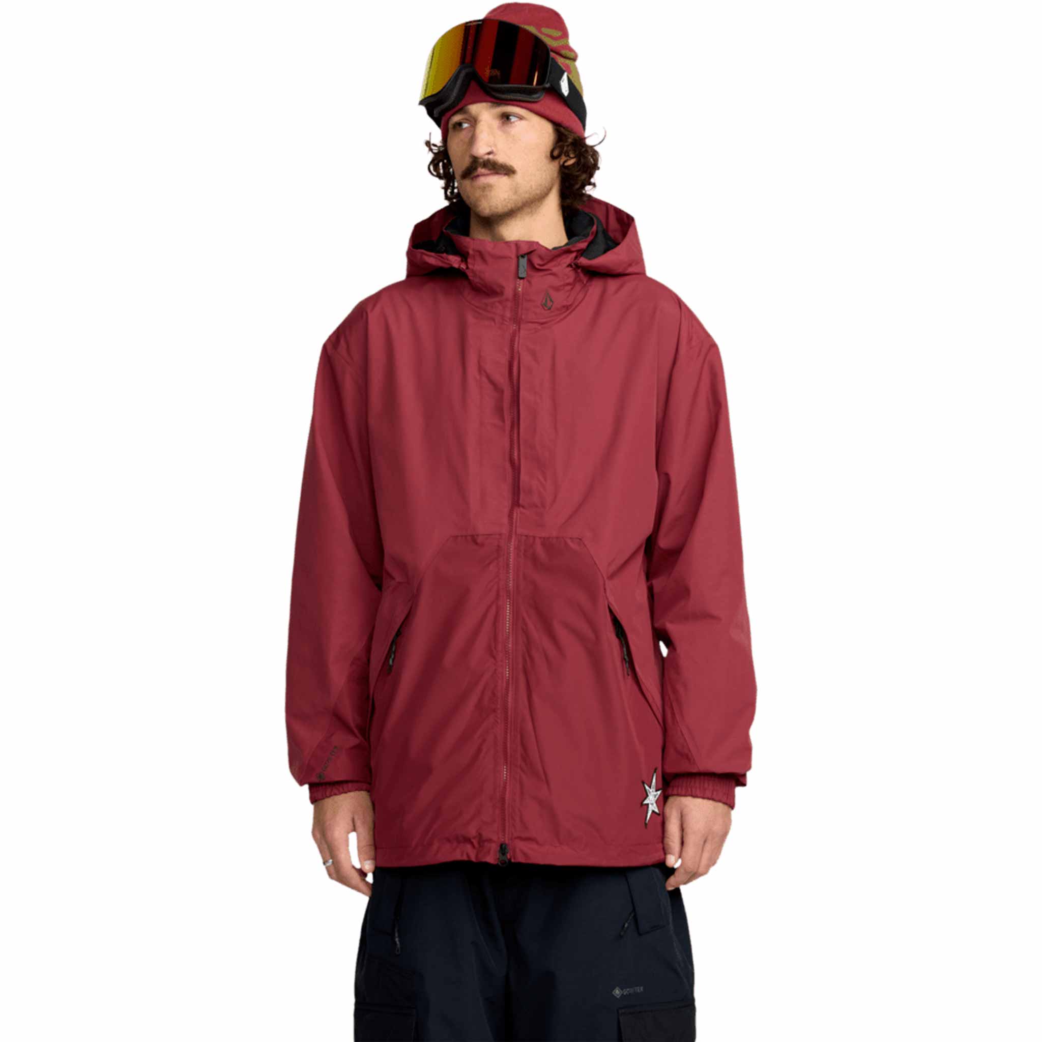 Volcom Longo Gore-Tex Jacket Burnt Red 2026 Mens Snowboard Coat