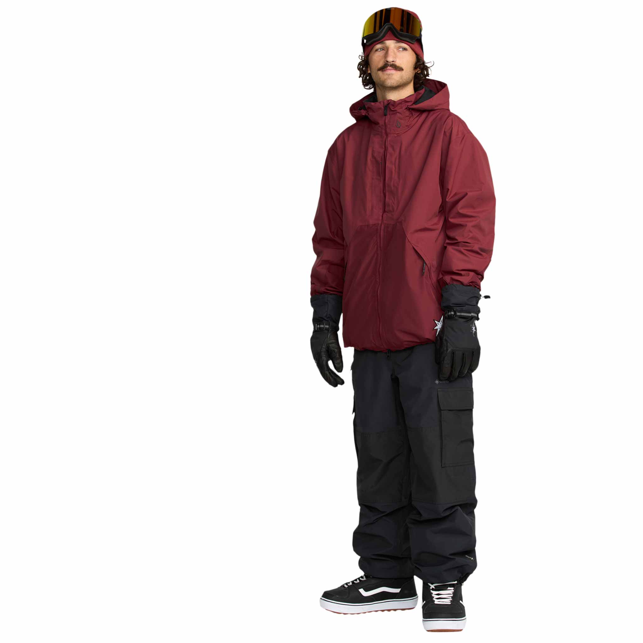 Volcom Longo Gore-Tex Jacket Burnt Red 2026 Mens Snowboard Coat
