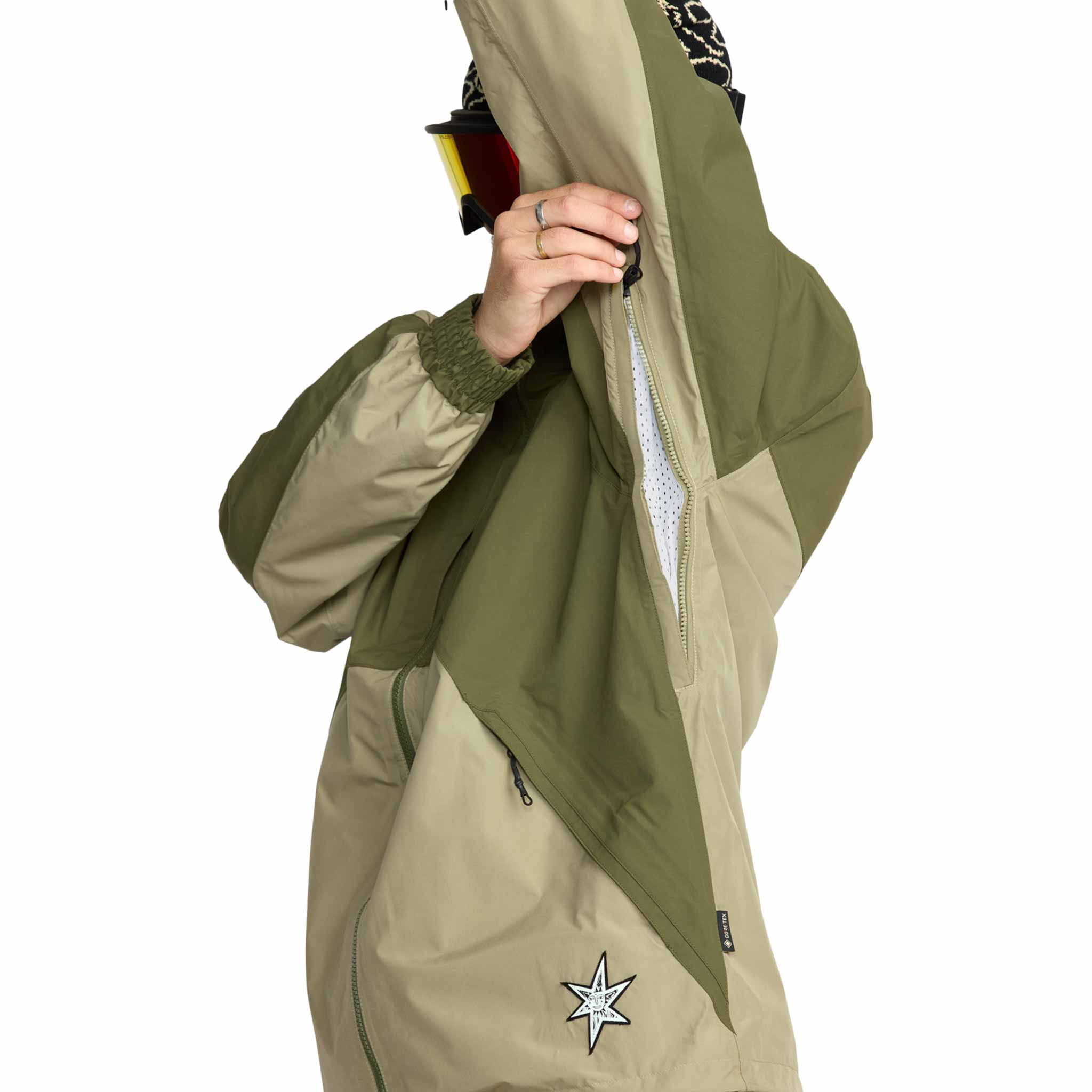 Volcom Longo Gore-Tex Jacket Dark Olive 2026 Mens Snowboard Coat