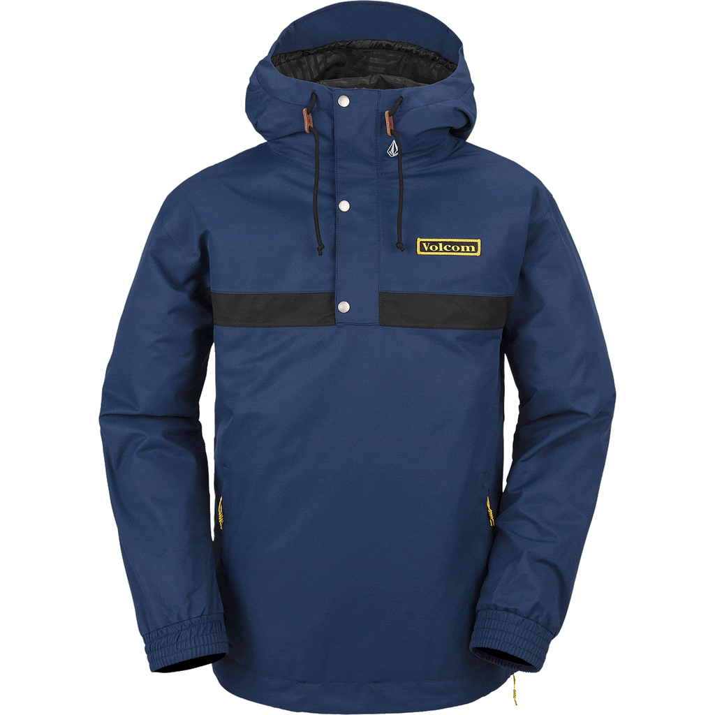 Volcom Longo Pullover Jacket Navy 2024 Mens Snowboard Coat