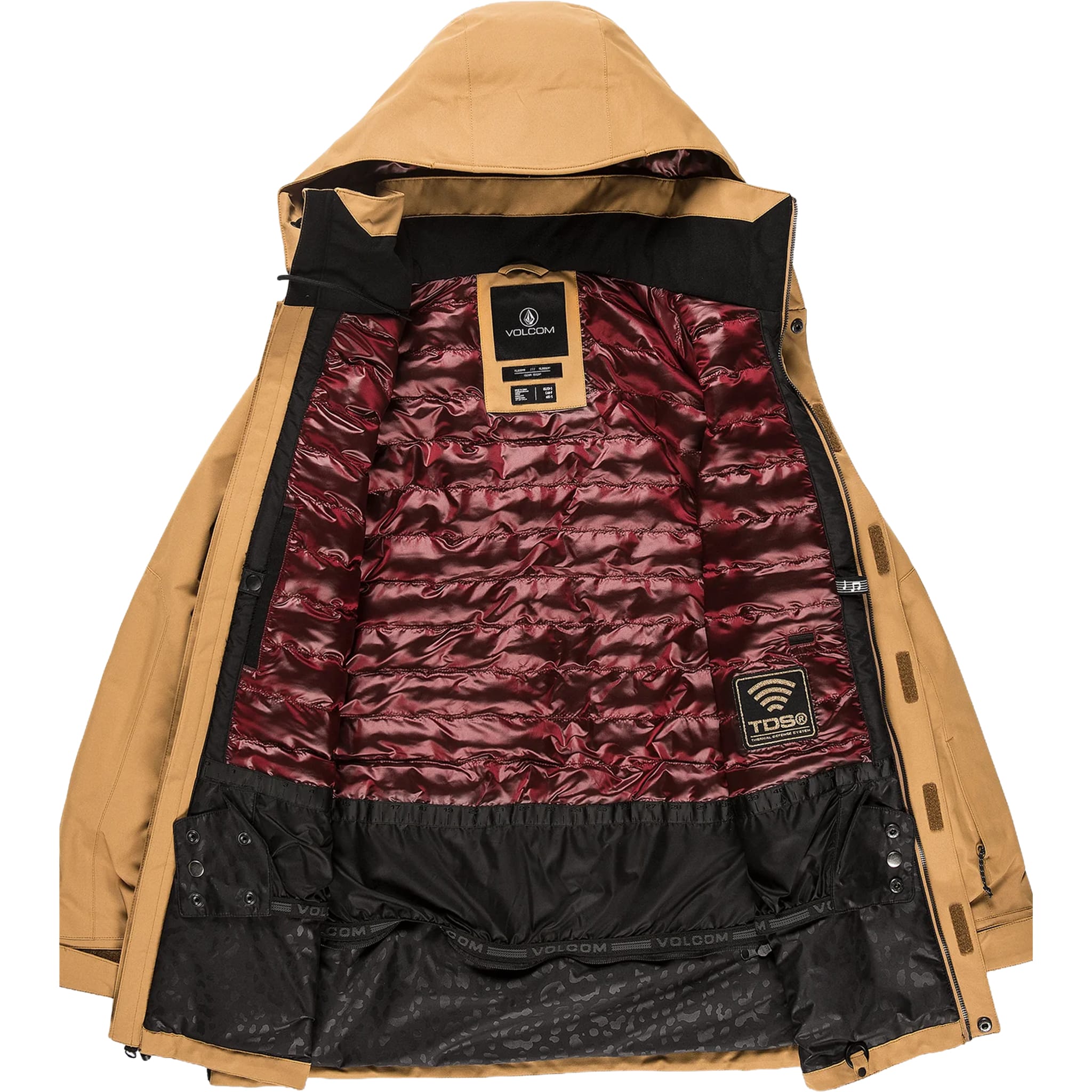 Volcom Paxson 2L TDS INF Parka Caramel 2023 Womens Snowboard Jackets