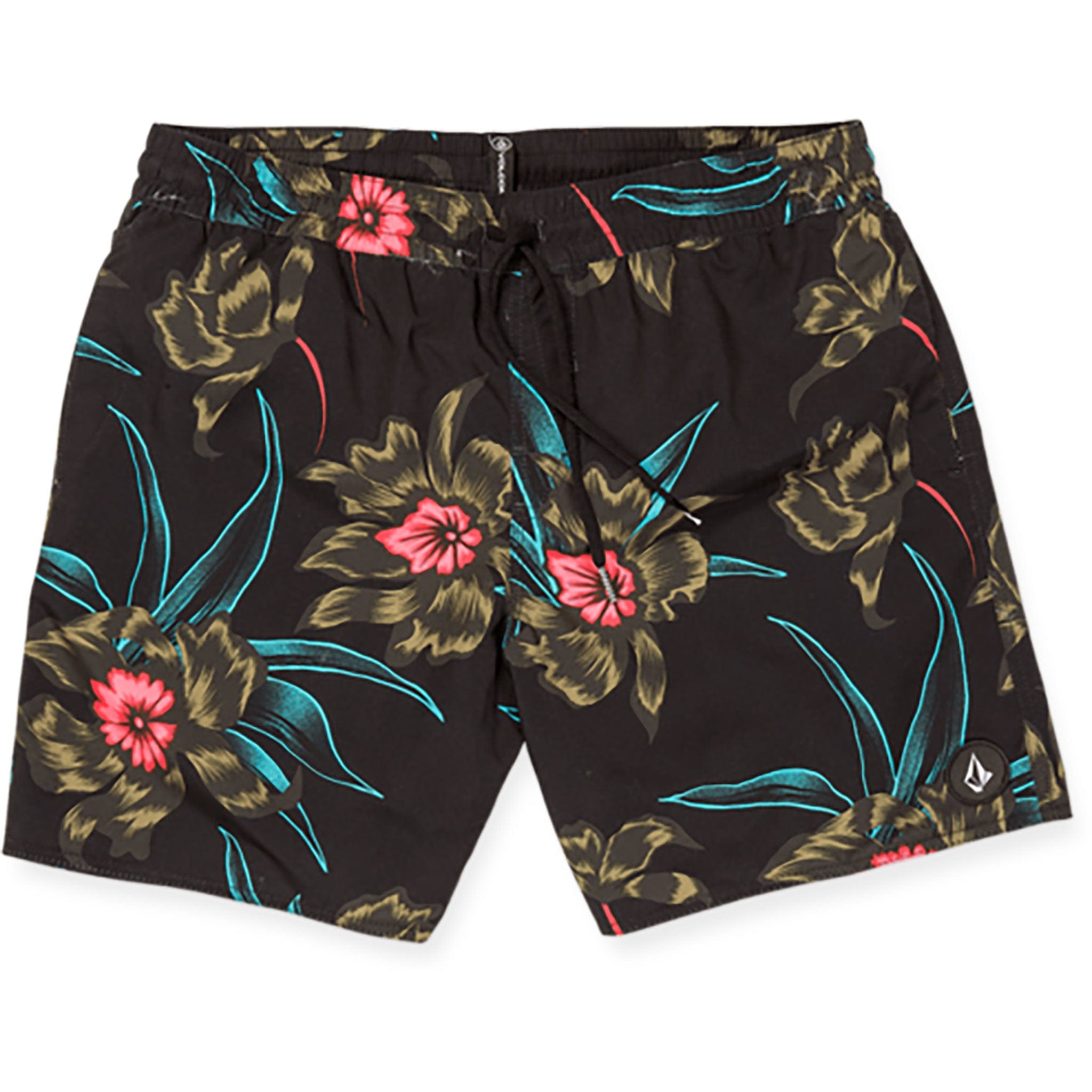 Volcom Polly Pack Trunk 17 Black Combo Shorts