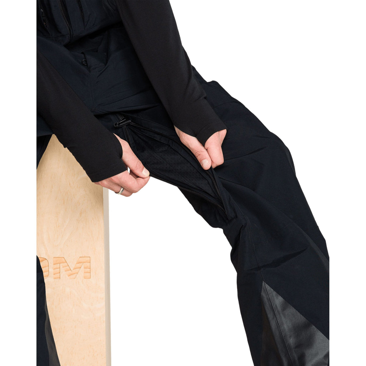 Volcom Rain Gore Bib Overall Black 2027 Mens Snowboard Pants