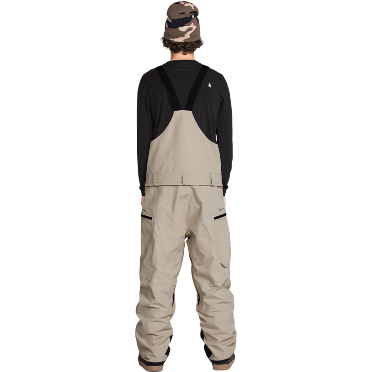 Volcom Rain Gore Bib Overall Khaki 2027 Mens Snowboard Pants