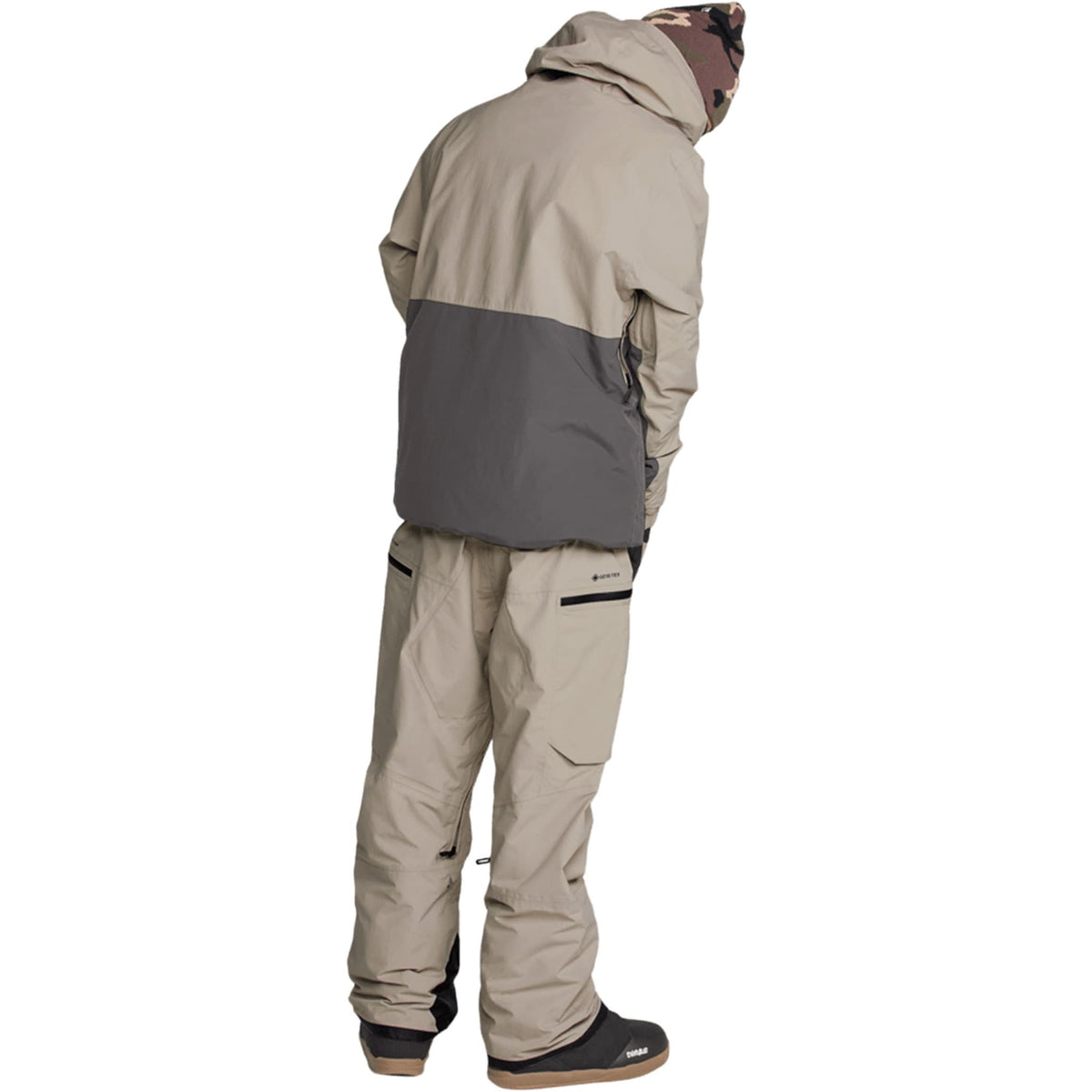 Volcom Rain Gore Bib Overall Khaki 2027 Mens Snowboard Pants