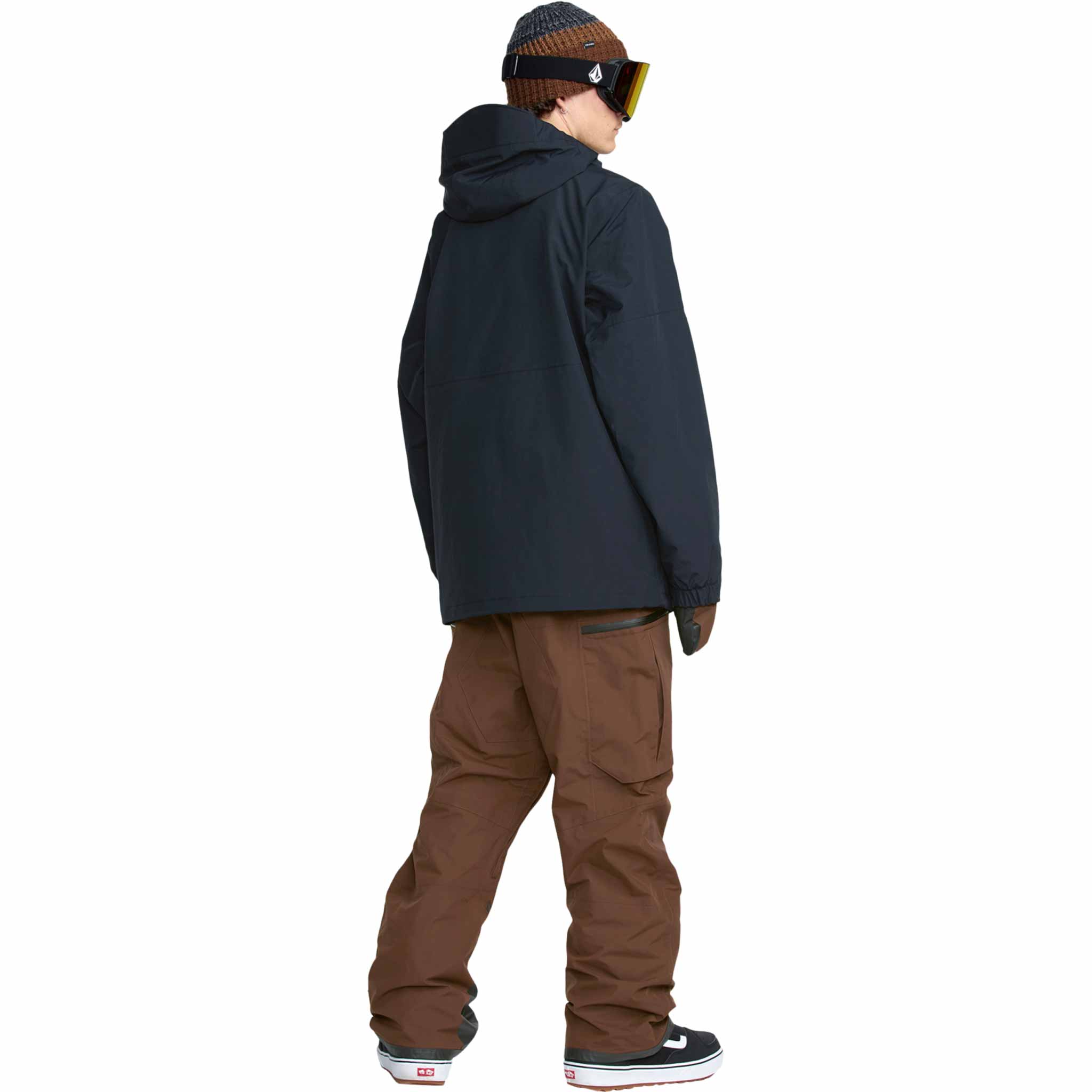Volcom Rain Gore-Tex Bib Overall Brown 2026 Mens Snowboard Pants