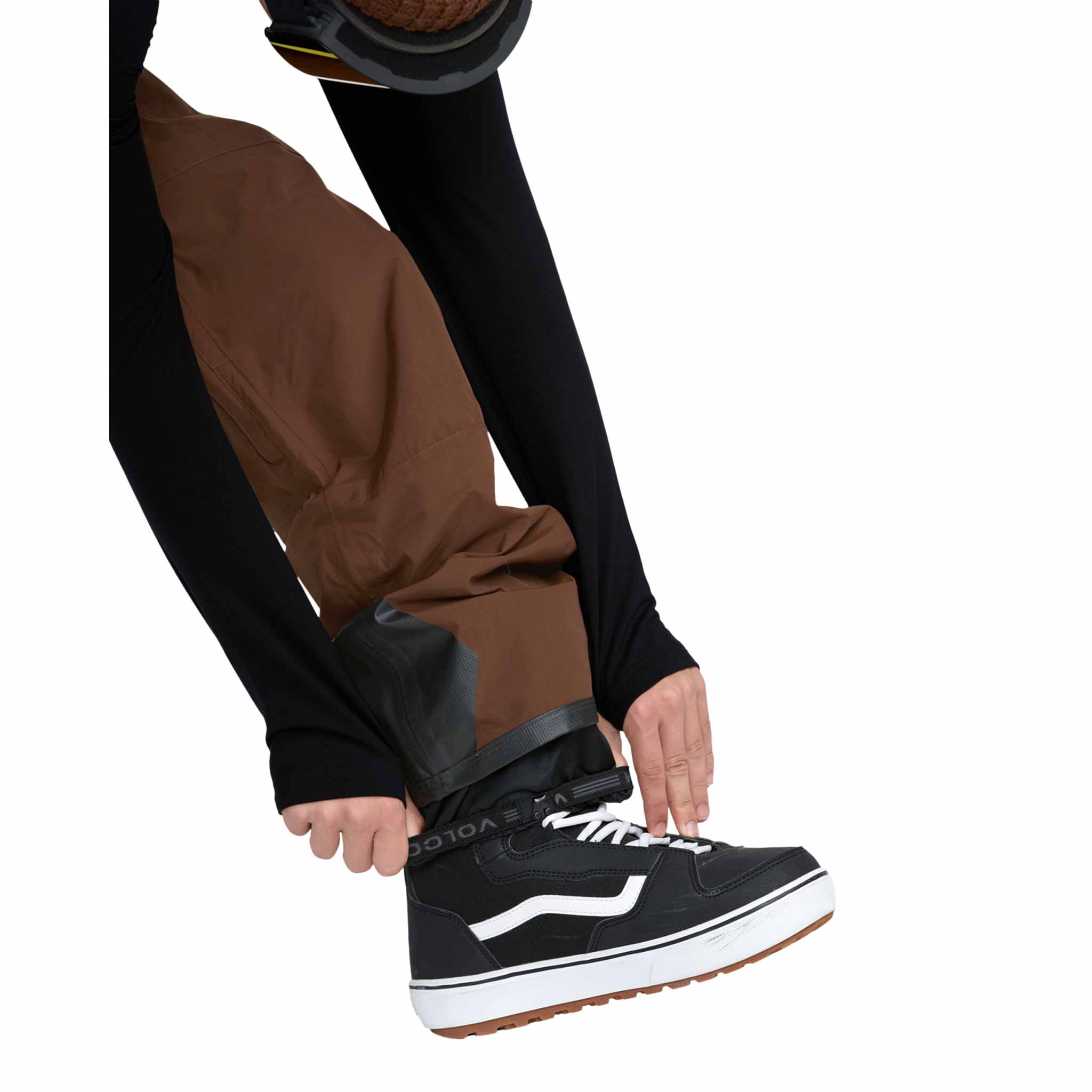 Volcom Rain Gore-Tex Bib Overall Brown 2026 Mens Snowboard Pants