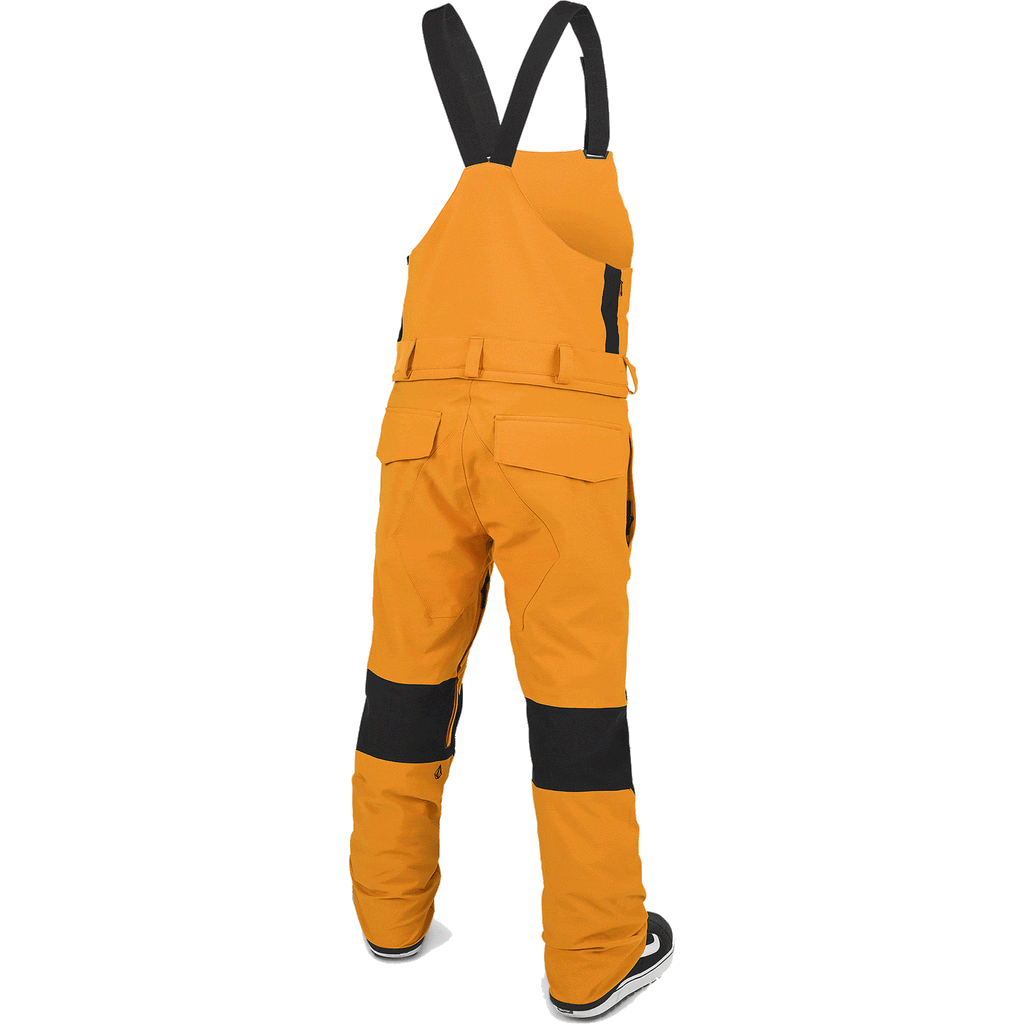 Volcom Roan Bib Pant Dark Gold 2024 Mens Snowboard Pants