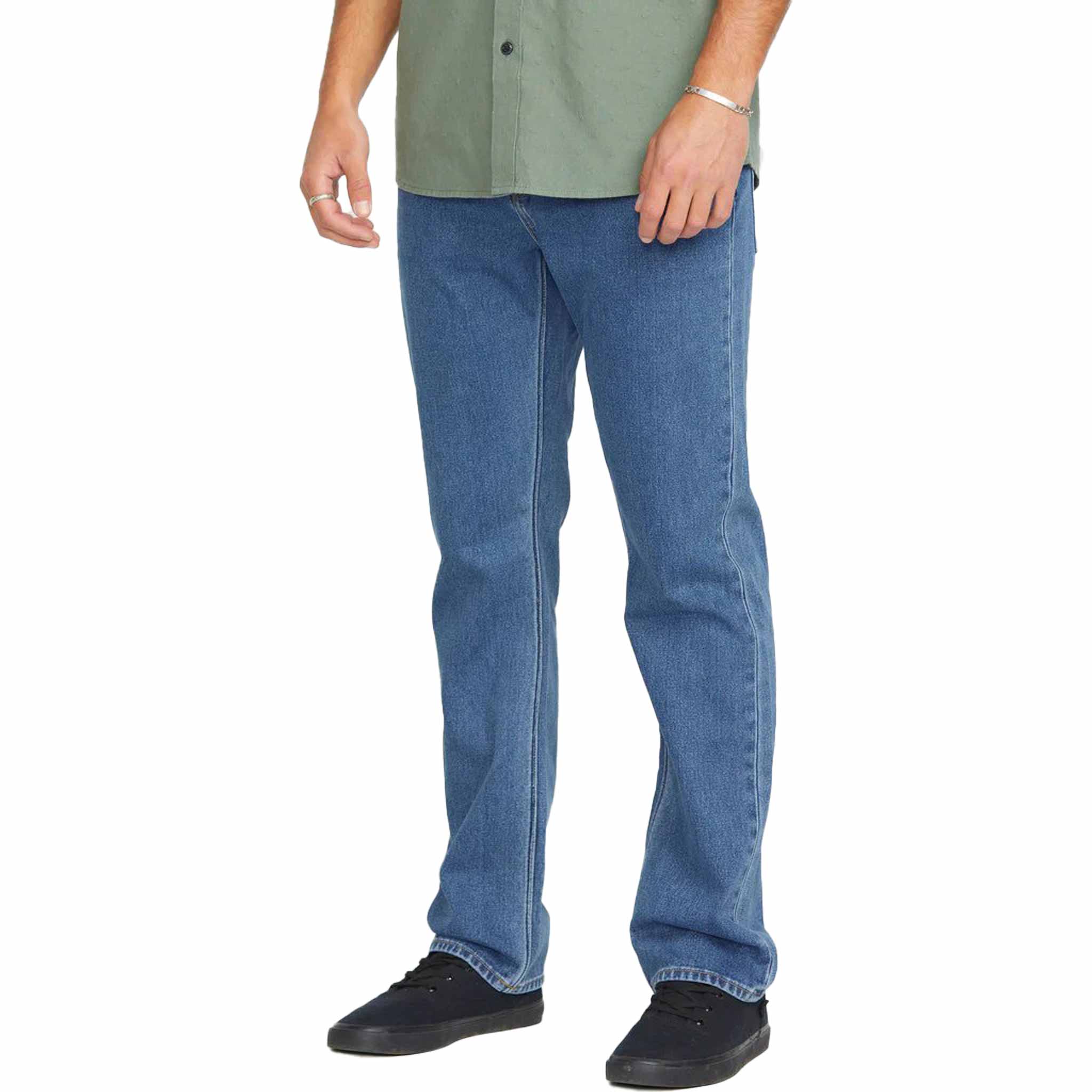 Volcom Solver Modern Fit Denim Standard Issue Blue Pants