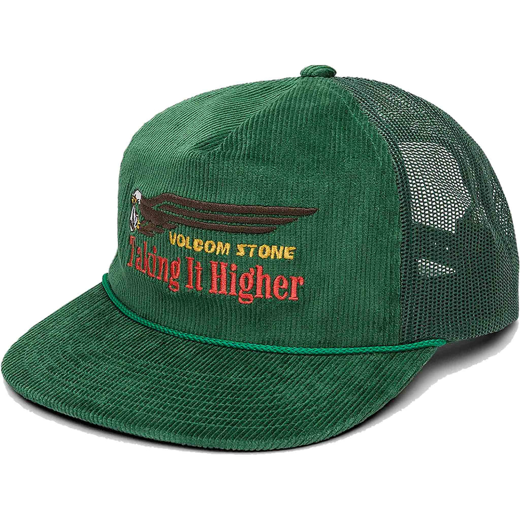 Volcom Take It Higher Trucker Hat Fir Green Hats