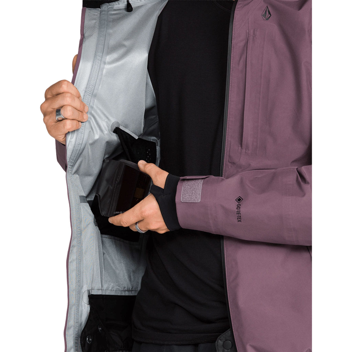 Volcom Tester 3L Gore-Tex Jacket Arctic Dust 2027 Mens Snowboard Jackets