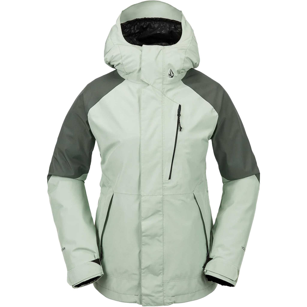 Volcom V.Co Aris Insulated Gore Tex Womens Jacket Sage Frost 2024 Womens Snowboard Jacket