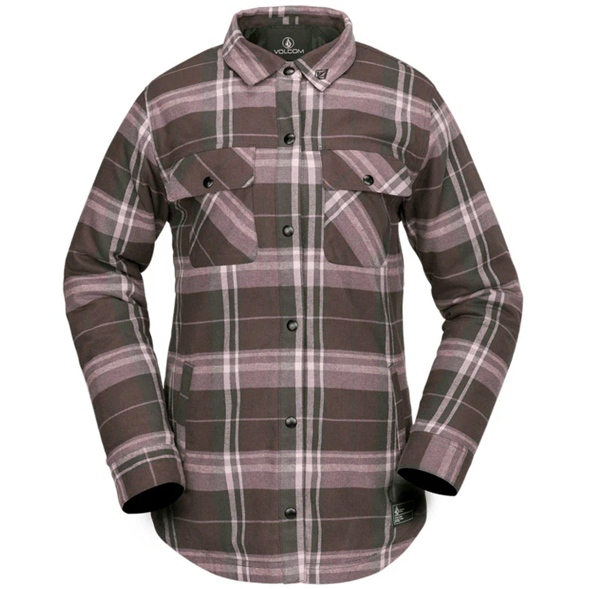 Volcom Women's Insulated Riding Flannel Button Up