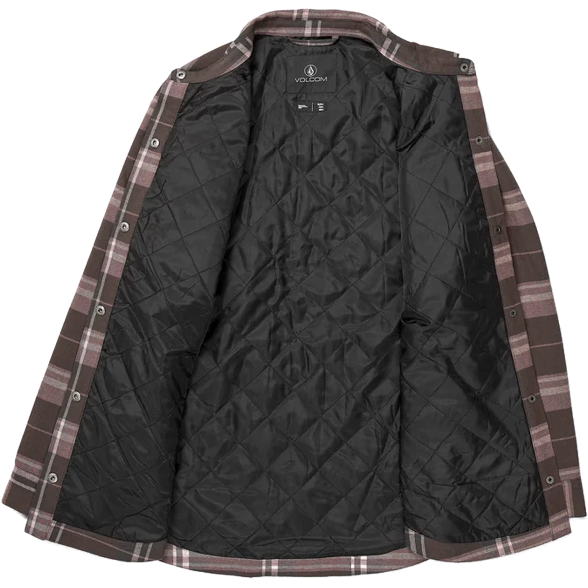 Volcom Women's Insulated Riding Flannel Dusty Lavender Womens Thermal