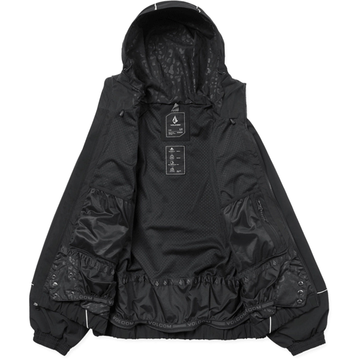 Volcom Women's Liftline 20K Jacket Black 2027 Womens Snowboard Jackets