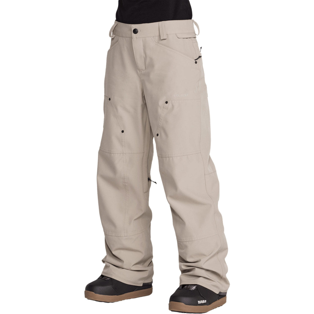 Volcom Women's Pollock Baggy Pant Khaki 2027 Womens Snowboard Pants