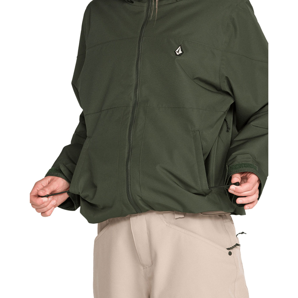 Volcom Women's Steele Insulated Jacket Dark Green 2027 Womens Snowboard Jackets