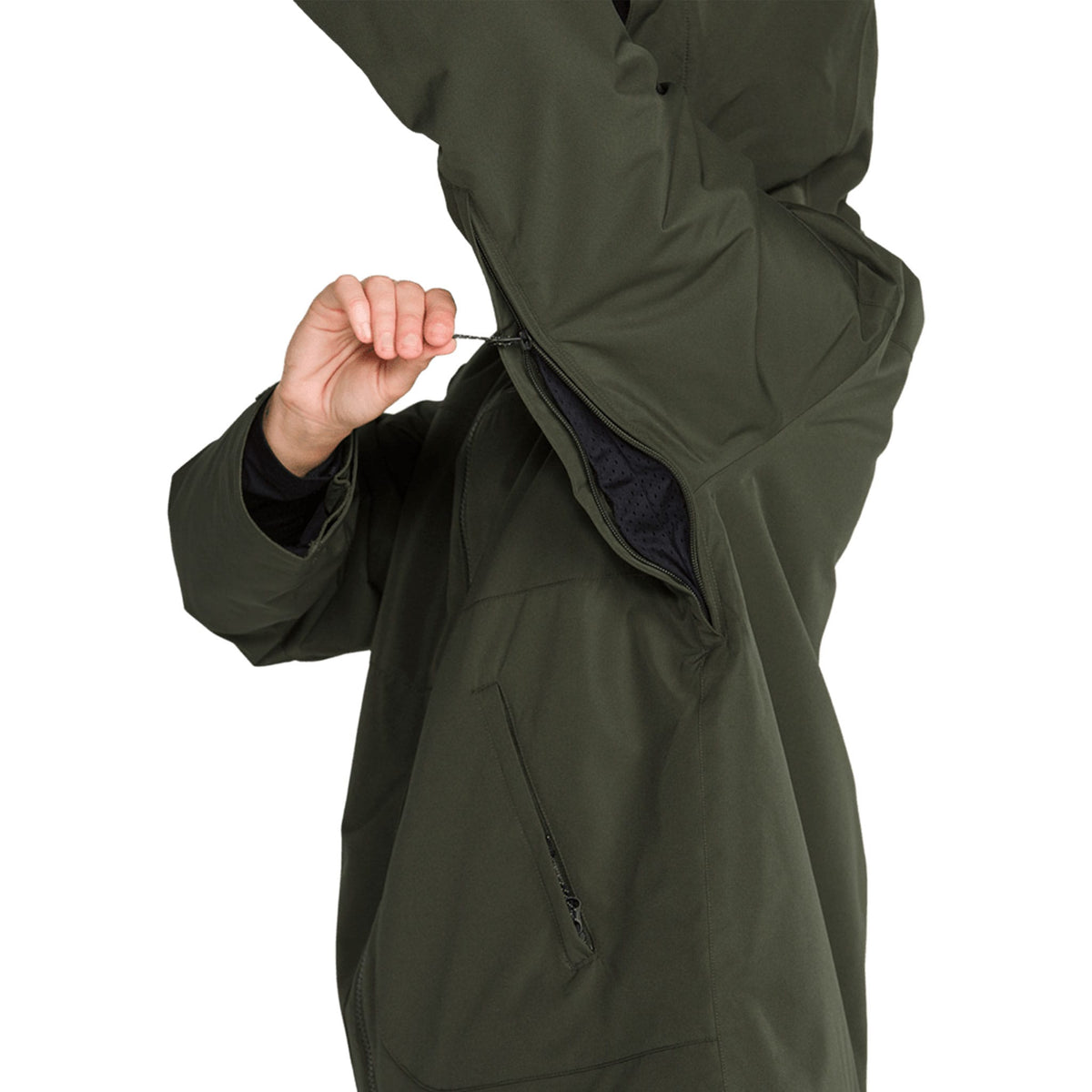 Volcom Women's Steele Insulated Jacket Dark Green 2027 Womens Snowboard Jackets