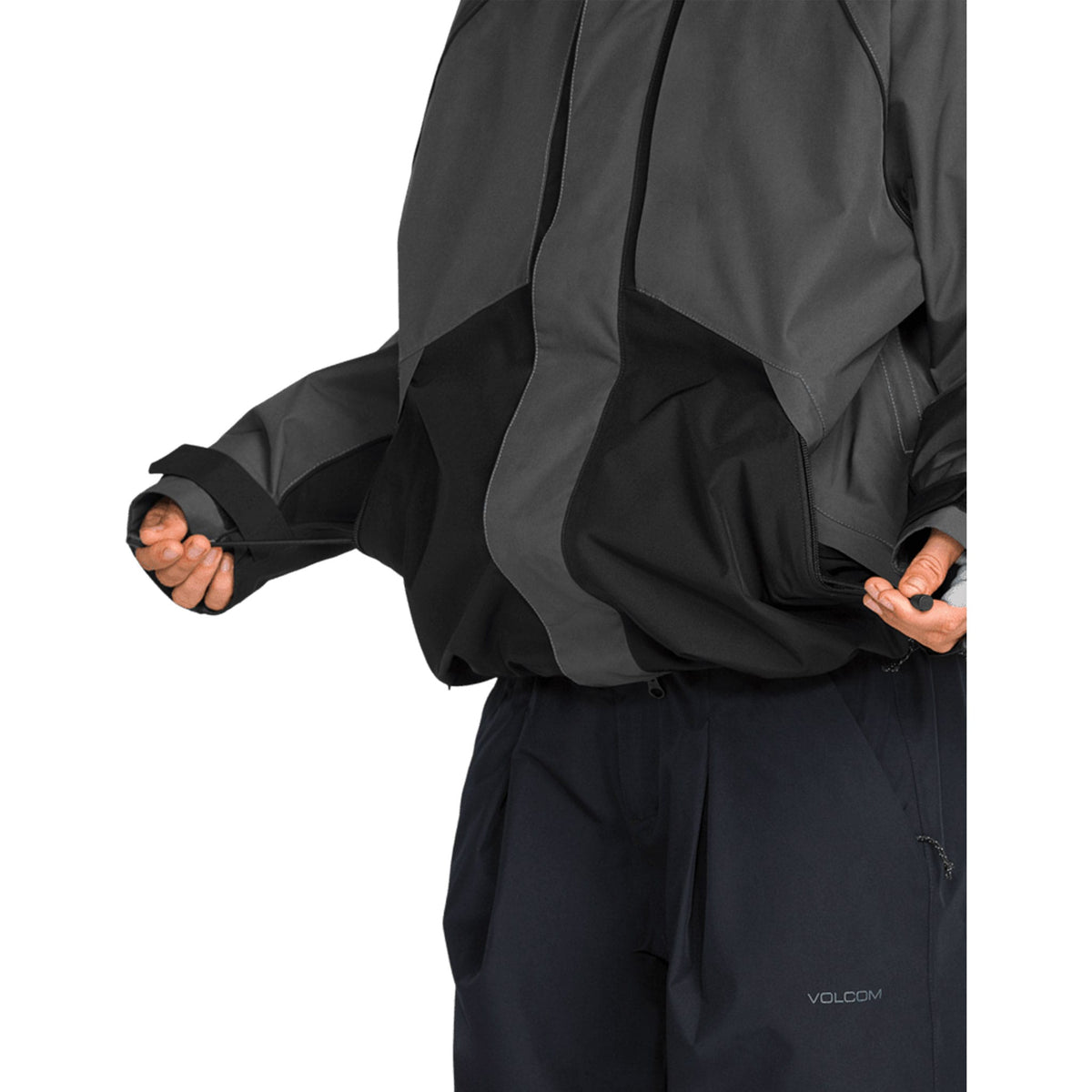 Volcom Women's Yourfav Baggy Gore Jacket Dark Grey 2027 Womens Snowboard Jackets