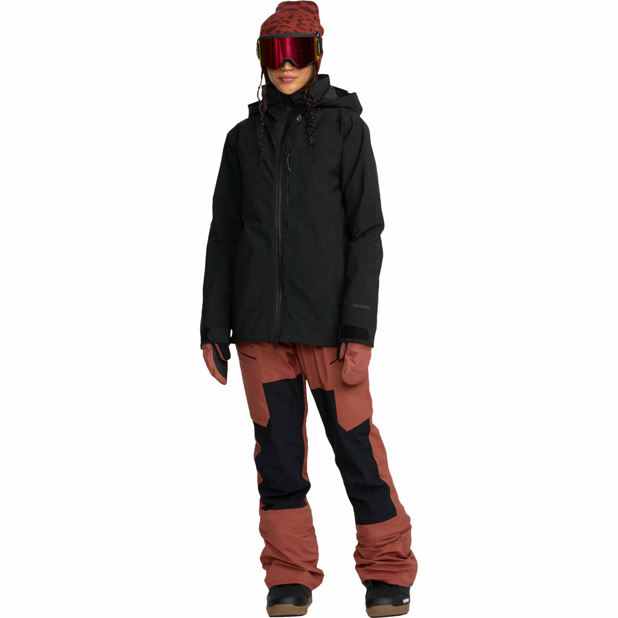 Volcom Womens 3D Stretch Gore Jacket Black 2026 Womens Snowboard Jacket