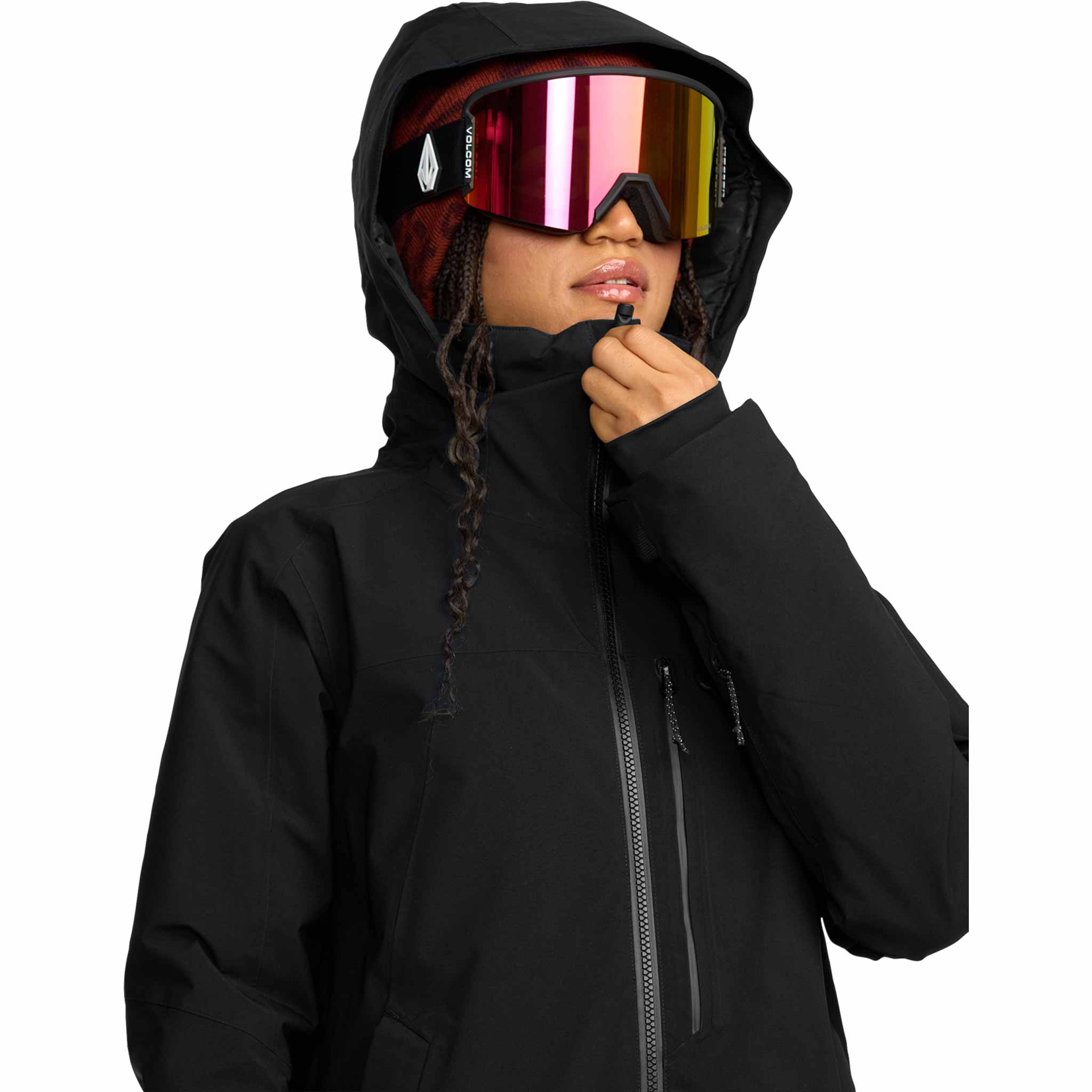 Volcom Womens 3D Stretch Gore Jacket Black 2026 Womens Snowboard Jacket