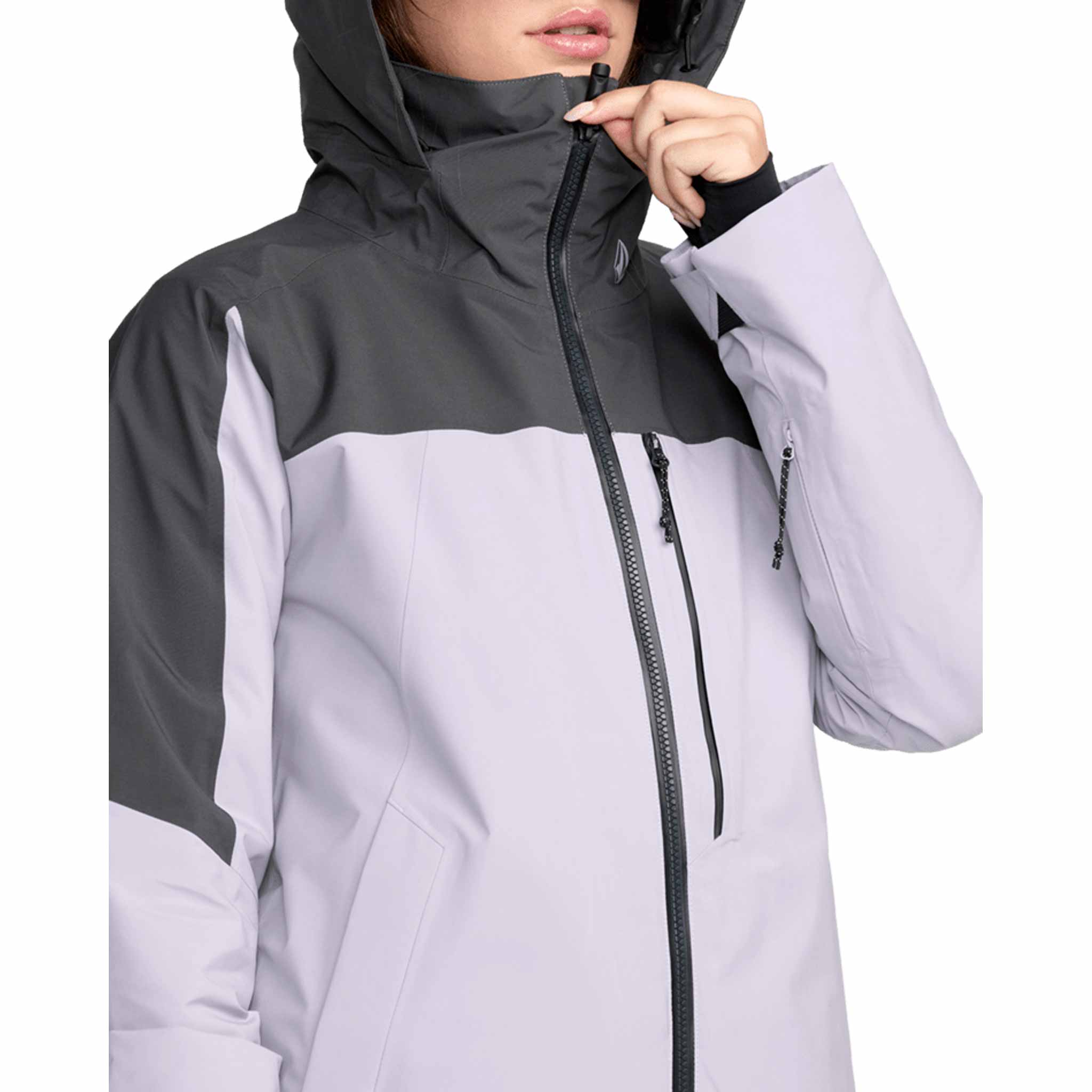 Volcom Womens 3D Stretch Gore Jacket Lavender Aura 2026 Womens Snowboard Jacket