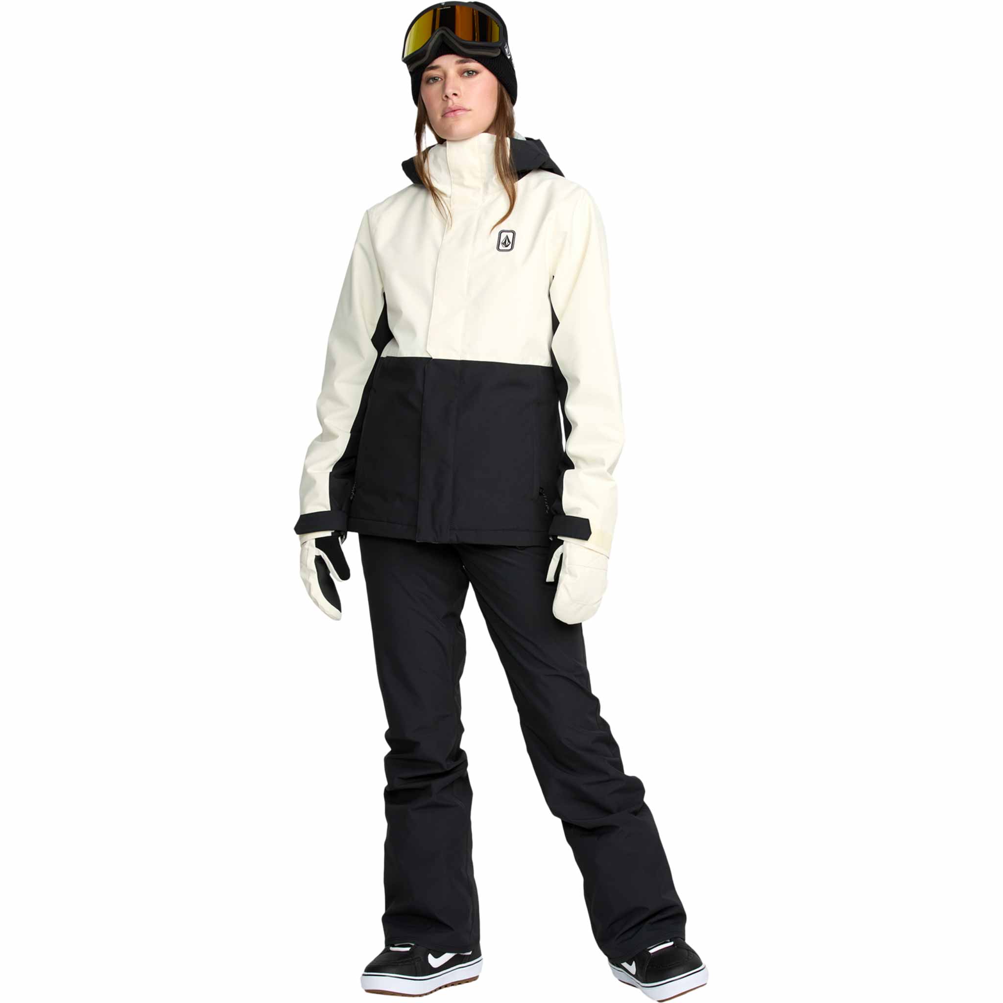 Volcom Womens Bolt Insulated Jacket Bone 2026 Womens Snowboard Jacket