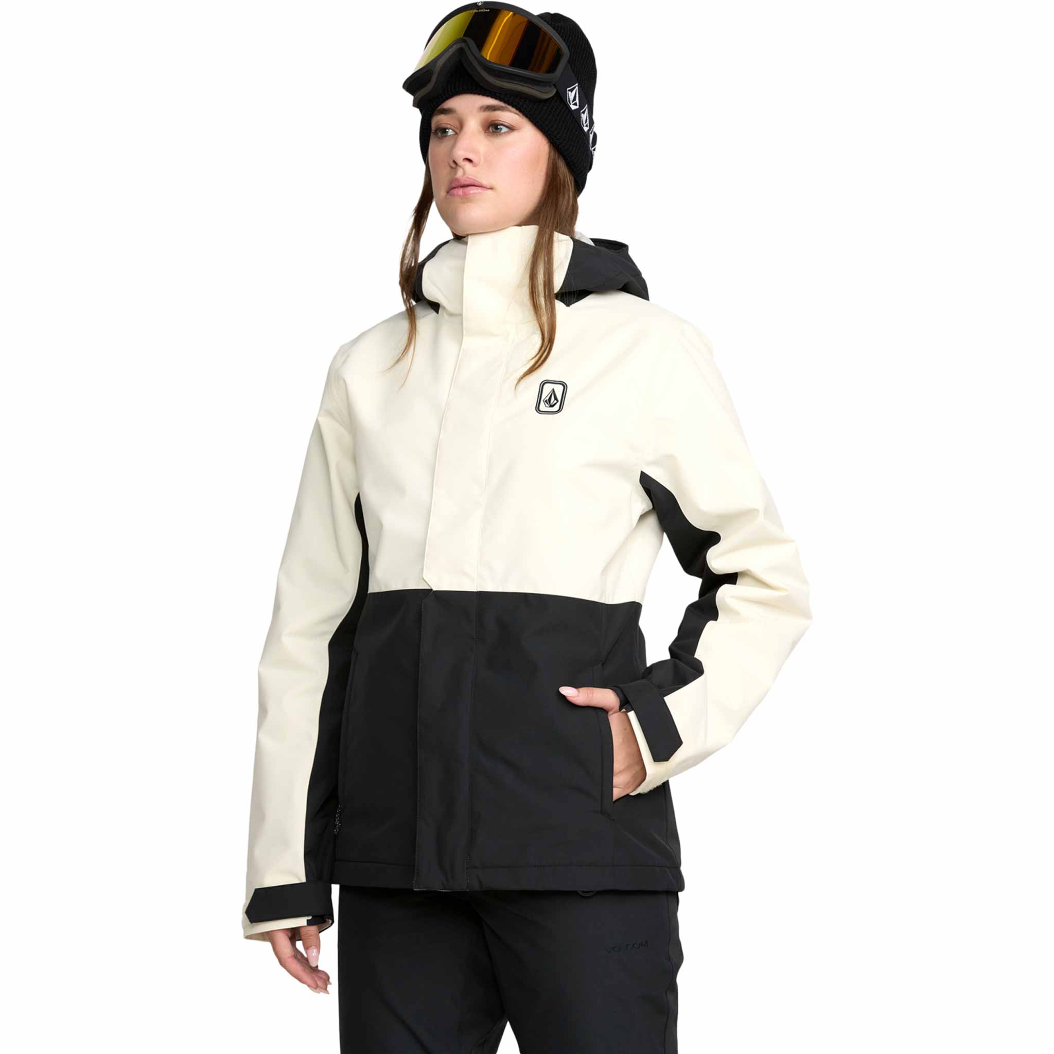 Volcom Womens Bolt Insulated Jacket Bone 2026 Womens Snowboard Jacket