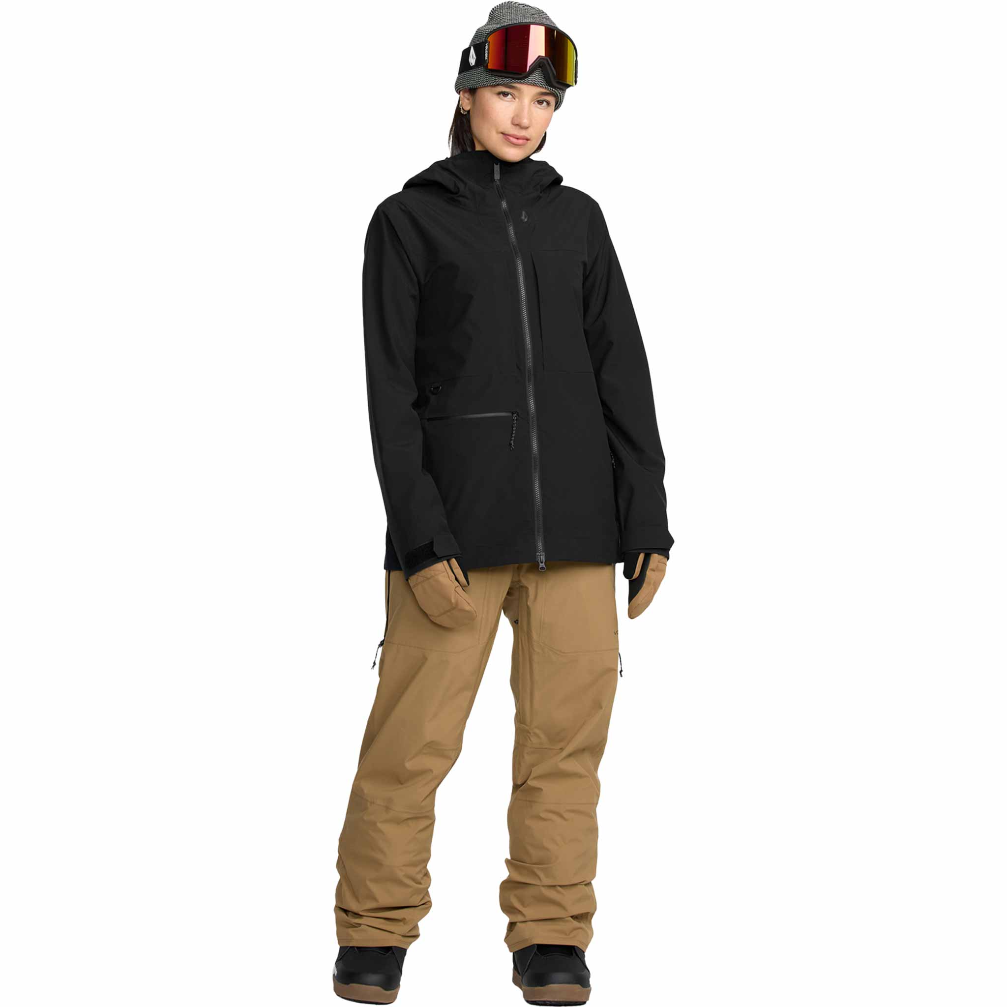 Volcom Womens Cloudbreaker Stretch 30K Jacket Black 2026 Womens Snowboard Jacket