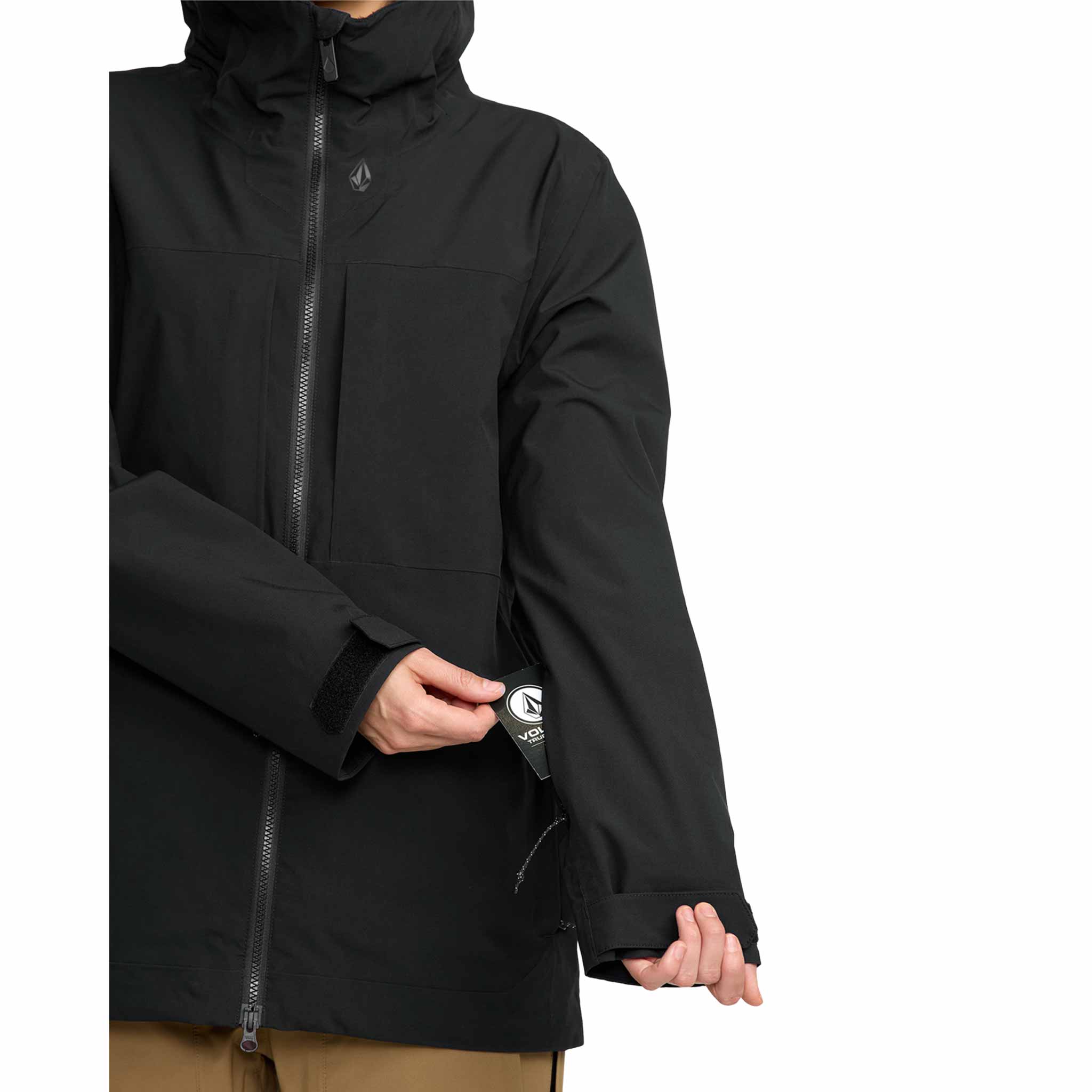 Volcom Womens Cloudbreaker Stretch 30K Jacket Black 2026 Womens Snowboard Jacket