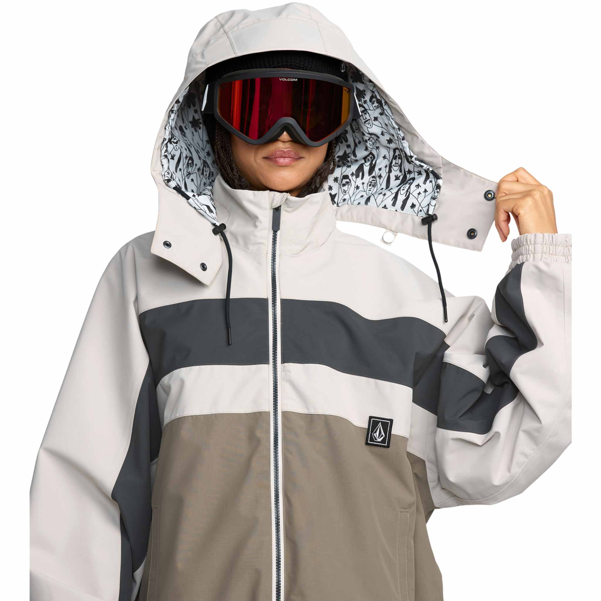 Volcom Womens DLM Jacket Stone 2026 Womens Snowboard Jacket