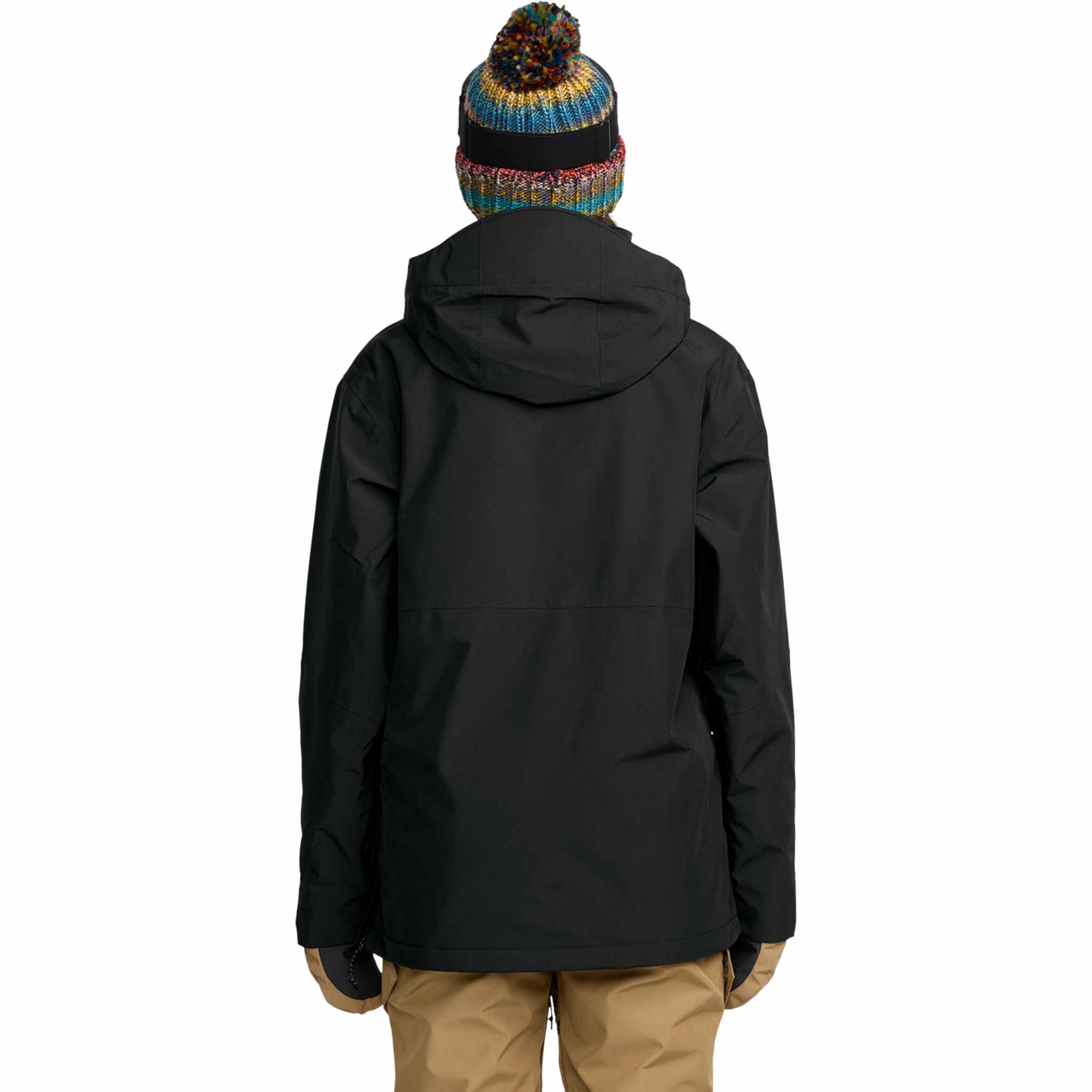 Volcom Womens Fern Insulated Gore Pullover Black 2026 Womens Snowboard Jacket