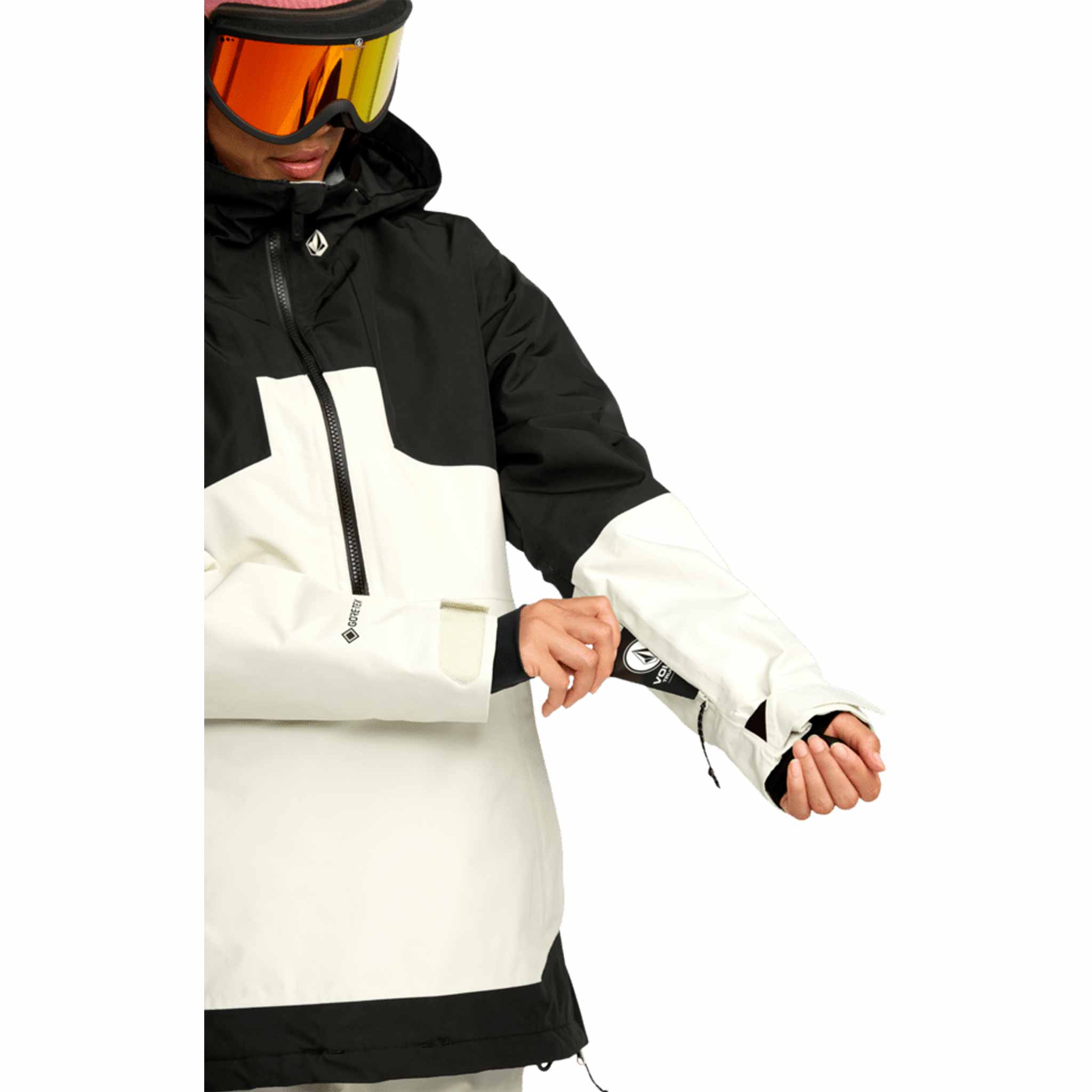 Volcom Womens Fern Insulated Gore Pullover Bone 2026 Womens Snowboard Jacket