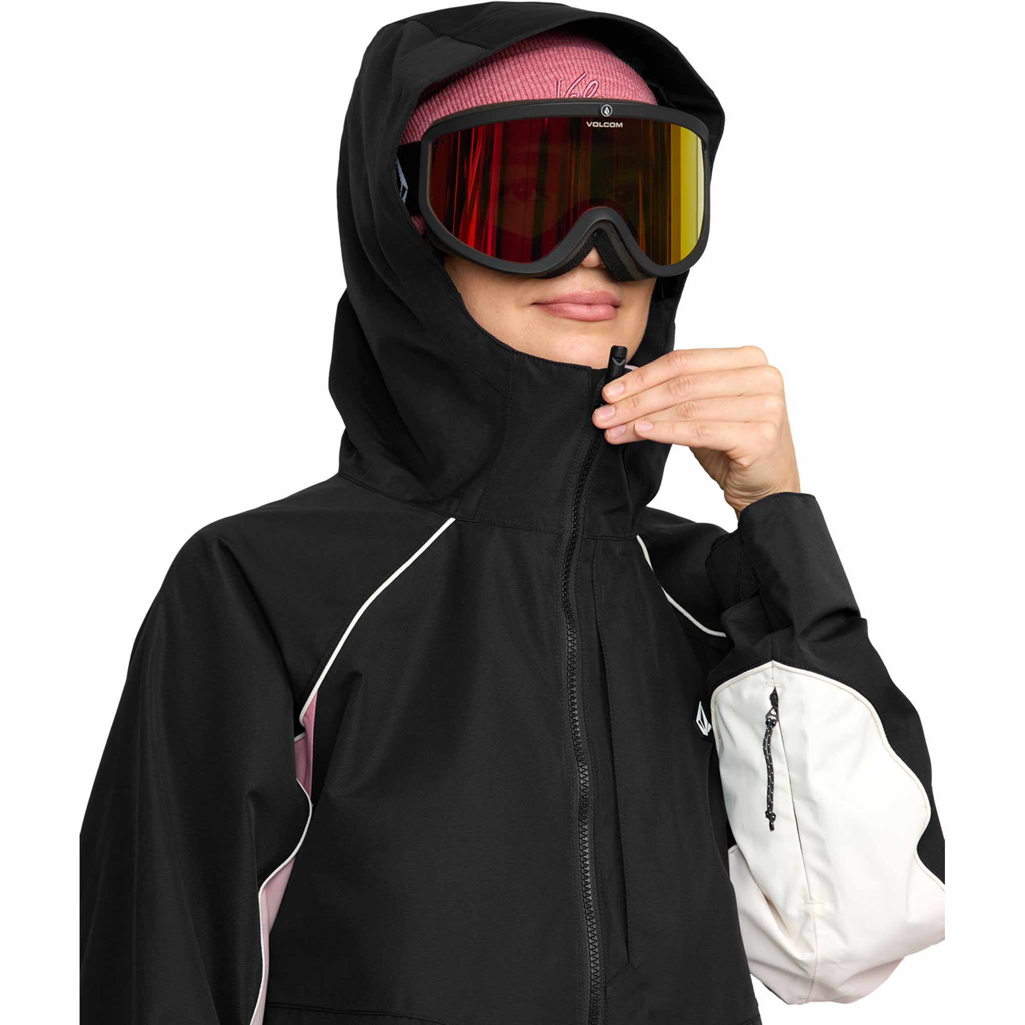 Volcom Womens Stone Smokeshow 20K Jacket Black 2026 Womens Snowboard Jacket