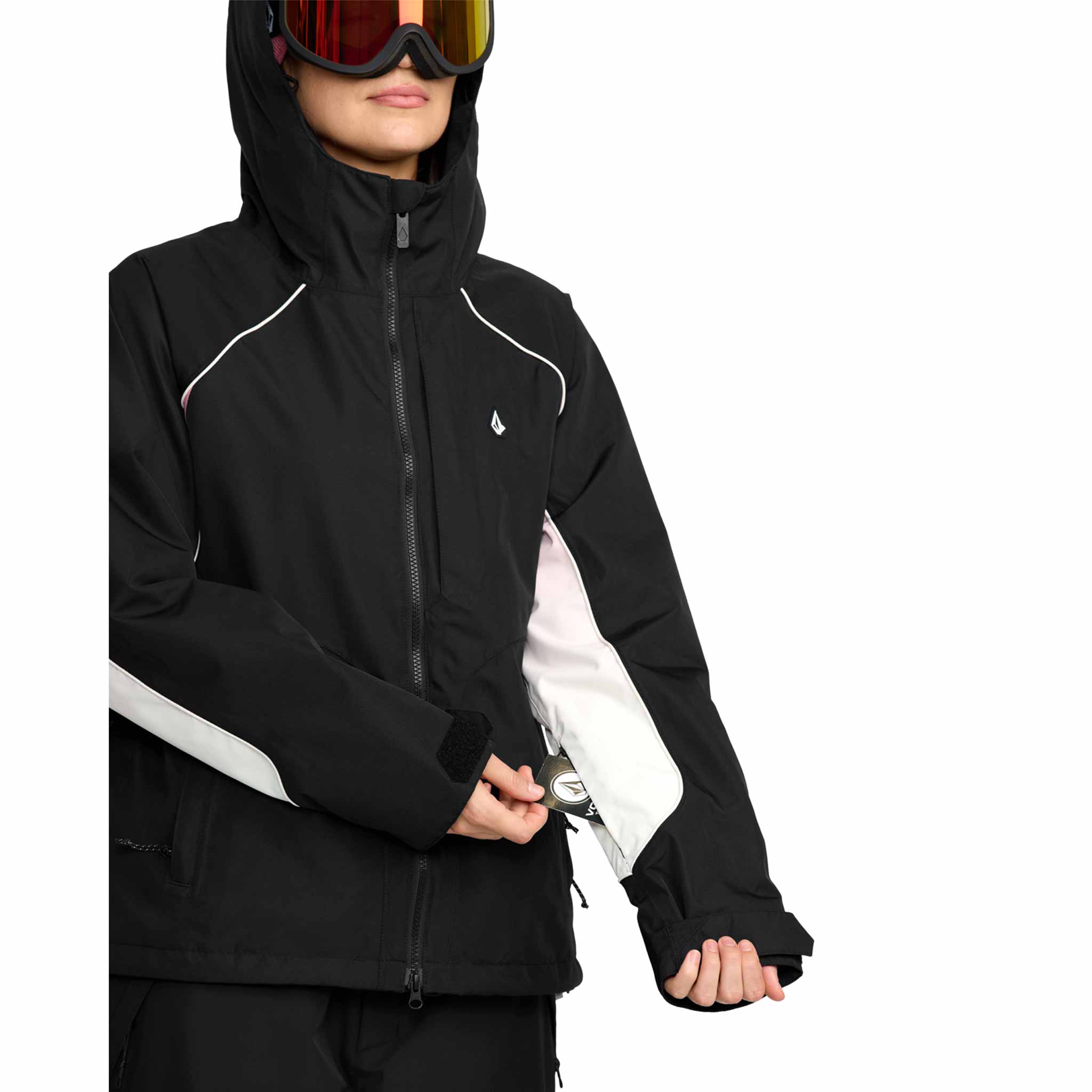 Volcom Womens Stone Smokeshow 20K Jacket Black 2026 Womens Snowboard Jacket